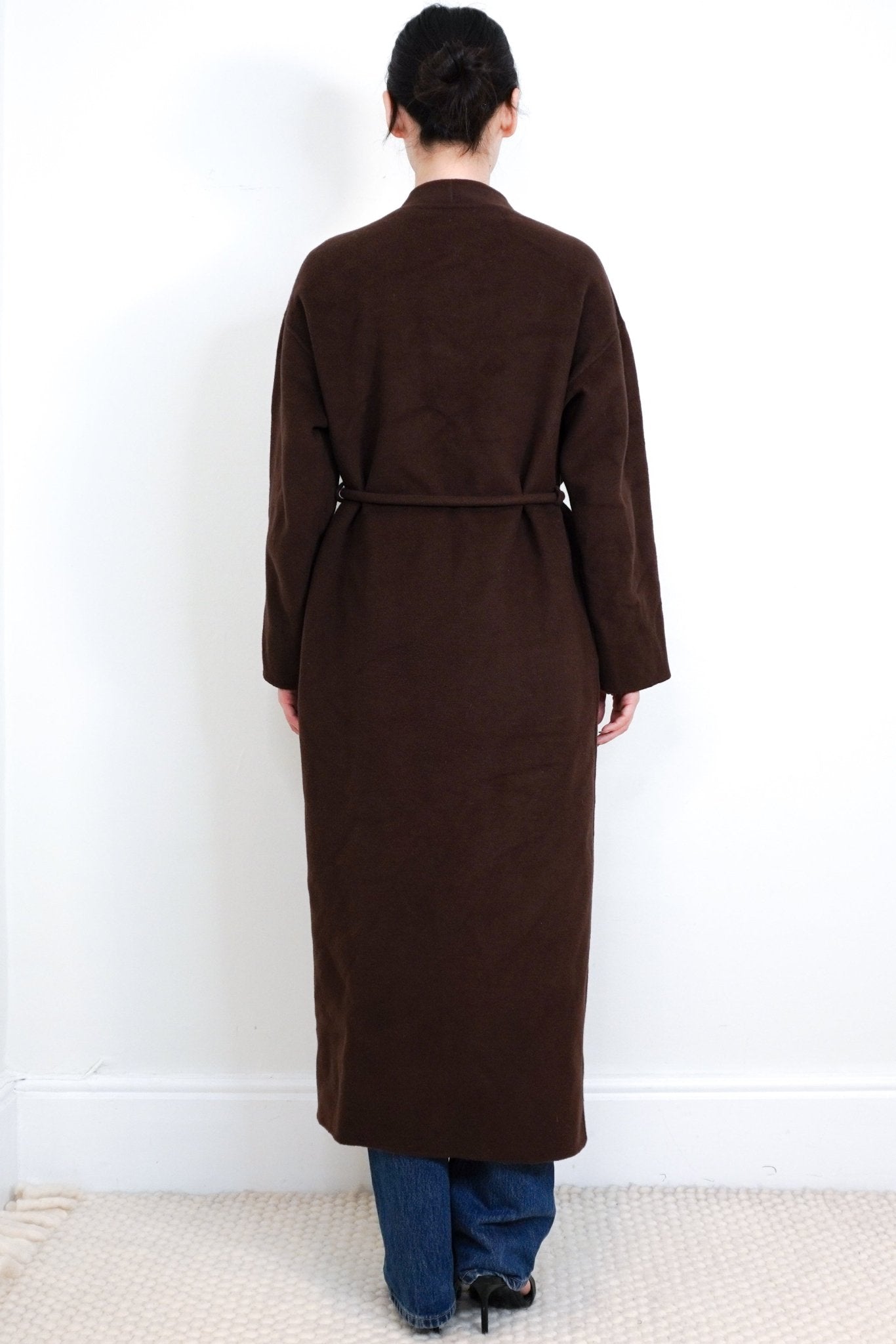 Anine Bing Brown Hunter Wool Coat RRP £860 | Authentic Preloved - Reloved Again