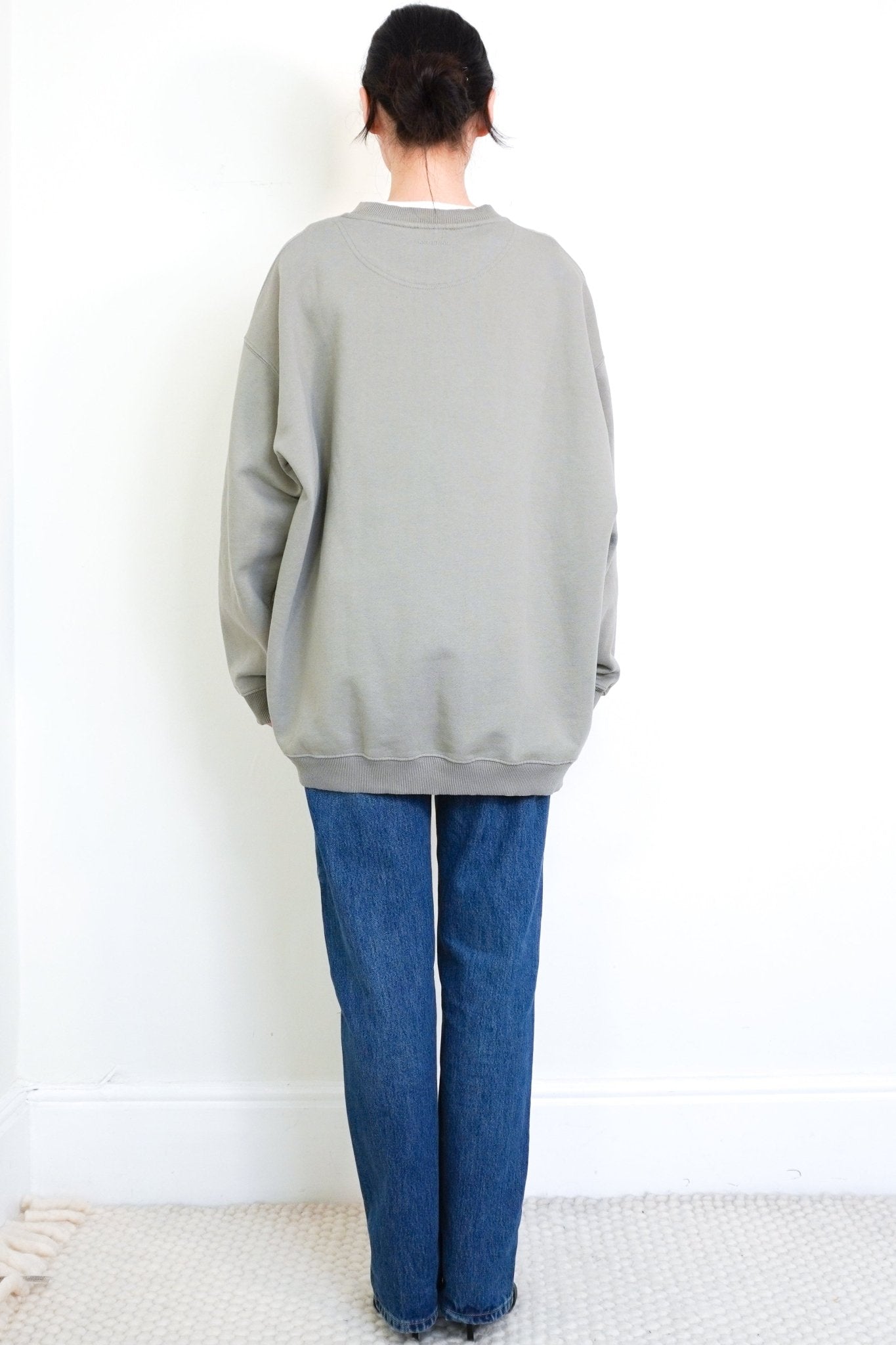 Anine Bing Khaki Sweatshirt RRP £200 | Authentic Preloved - Reloved Again