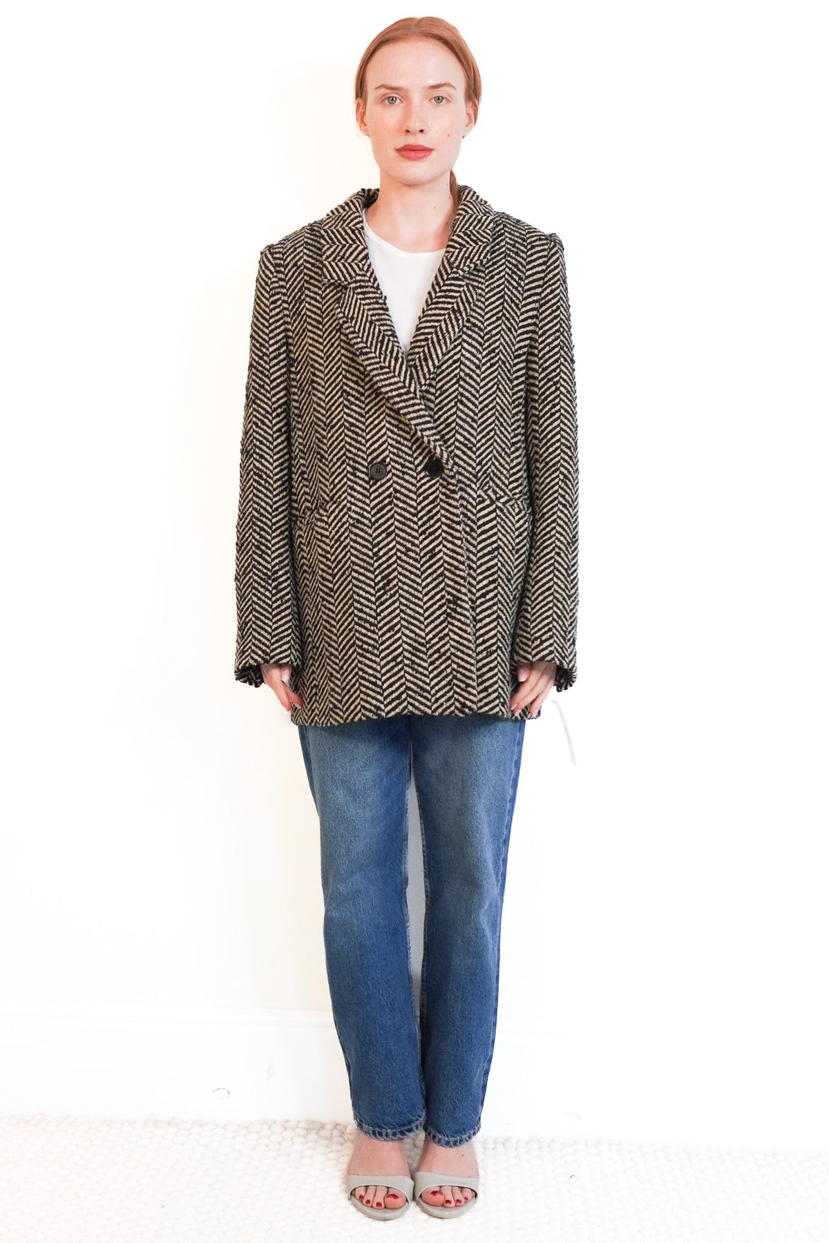Anine Bing Chevron Jacket (RRP £700) | Authentic Preloved - Reloved Again