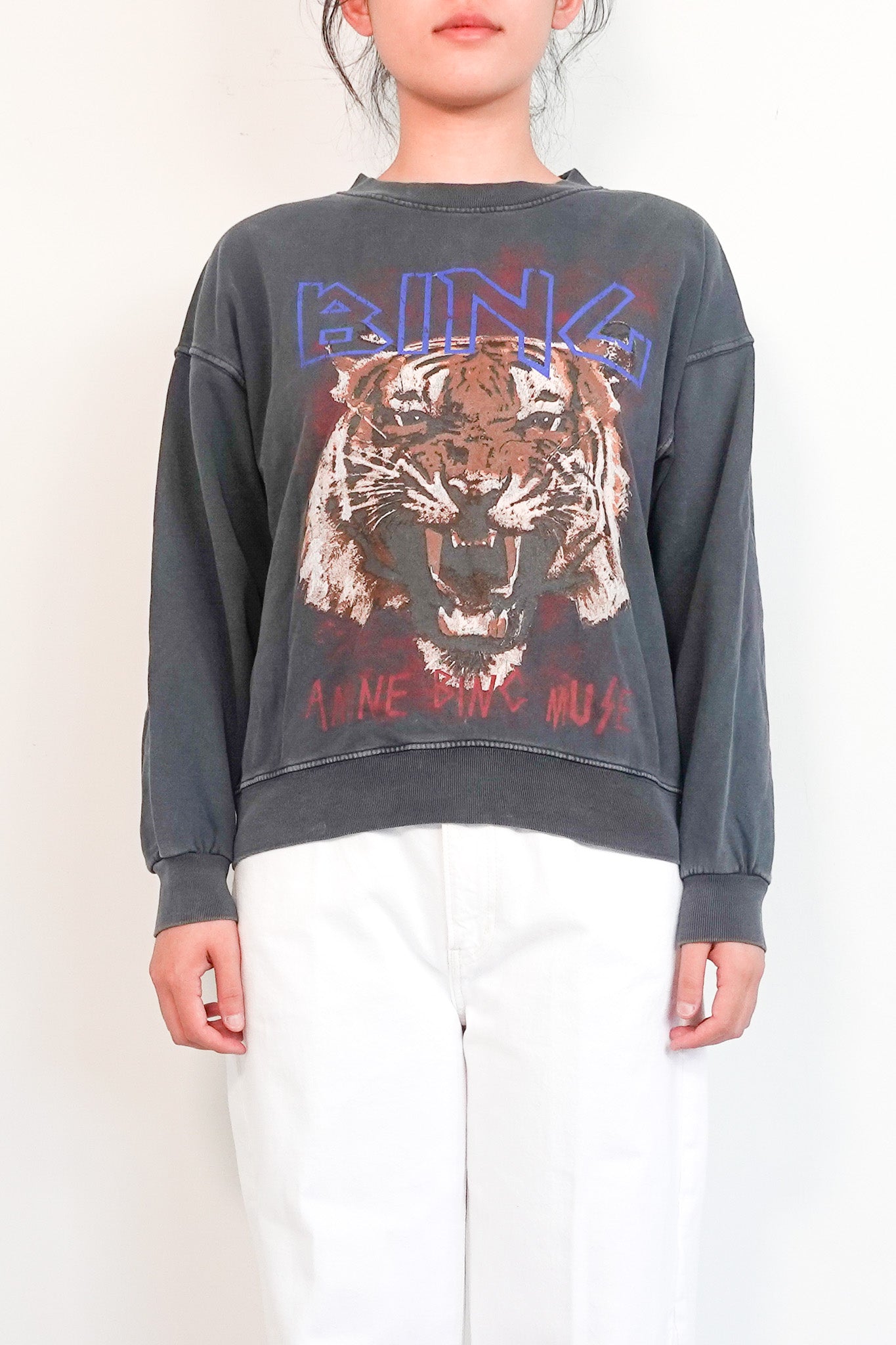 Anine Bing Grey Sweatshirt RRP £180 | Authentic Preloved