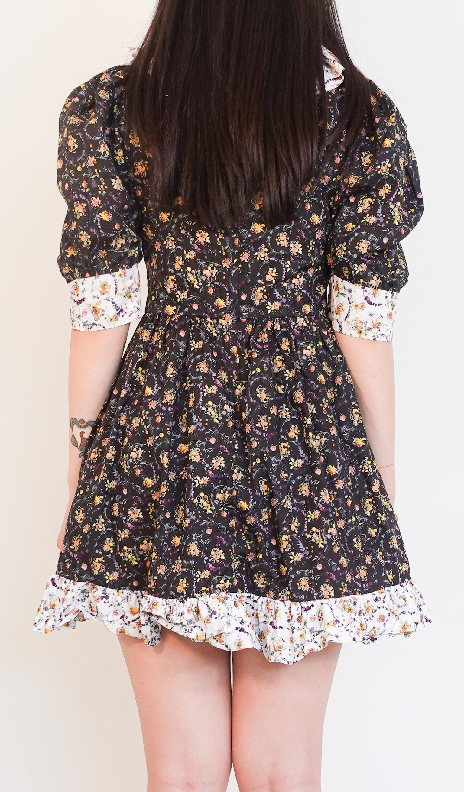 Cotton Claudette floral dress RRP £300