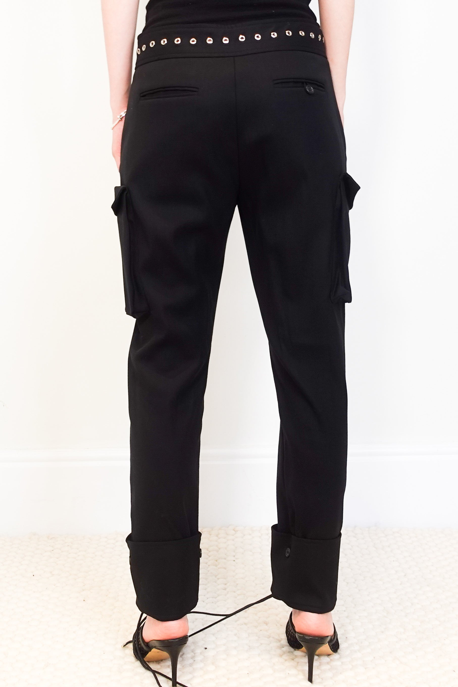 Lined nylon trousers RRP £700