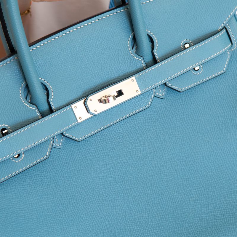 Birkin 30 in Blue Jean Epsom Leather - Reloved Again
