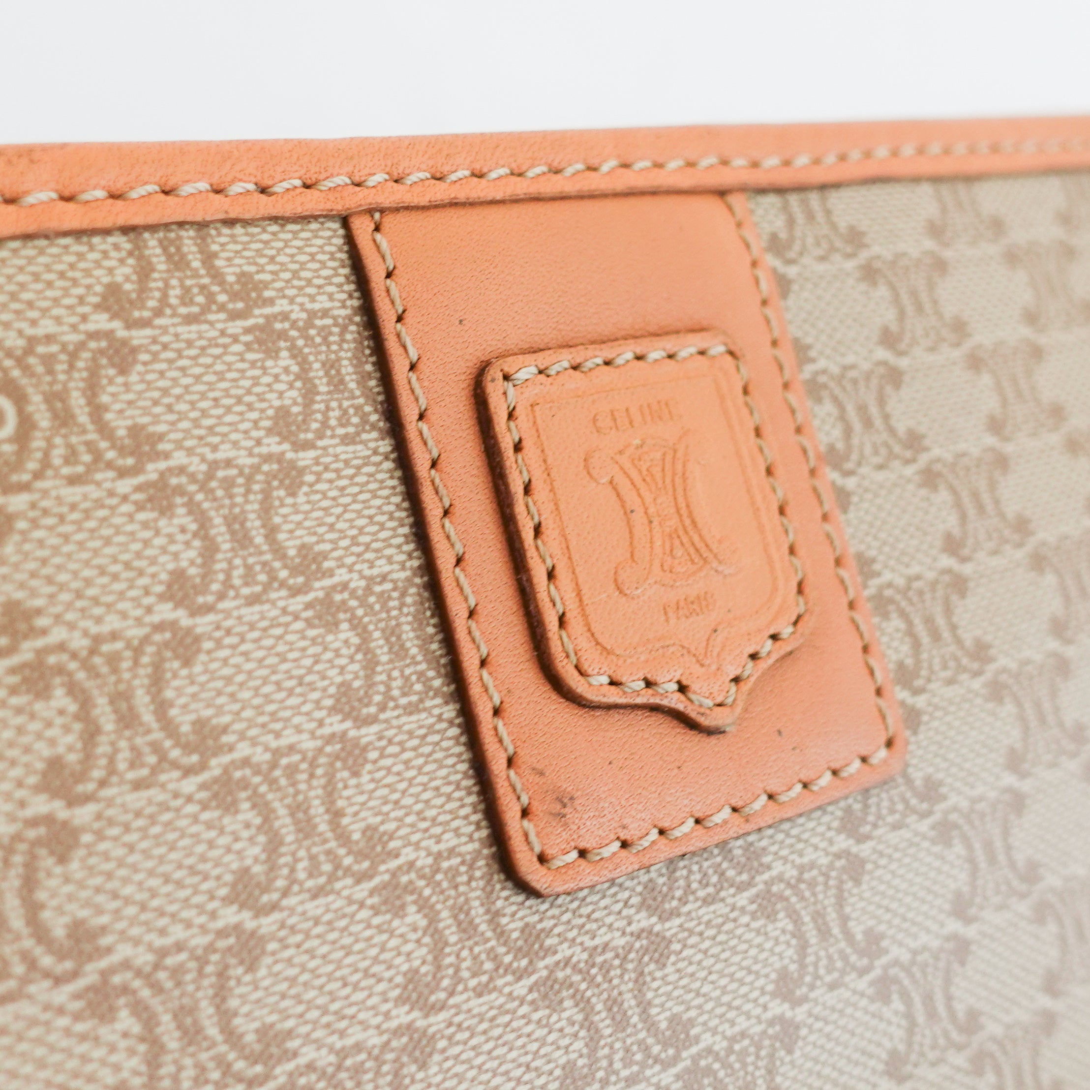 Triomphe square clutch