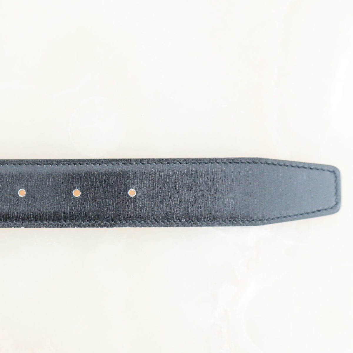 Back Hermès H Belt with Box Buckle and Reversible Leather Strap