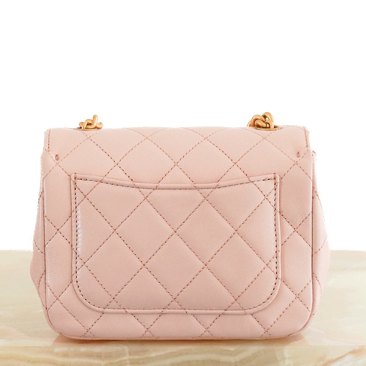 Chanel Classic Mini Flap Bag Pink Quilted Lambskin (RRP £4,390) | Authentic Preloved - Reloved Again