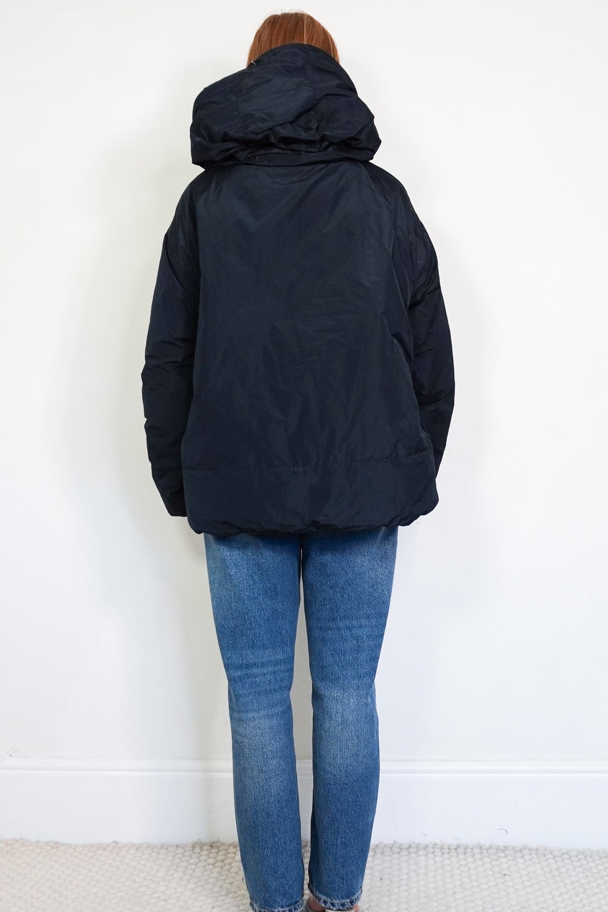 Max Mara Padded Silver Coat (RRP £700) | Authentic Preloved-FINAL SALE - Reloved Again