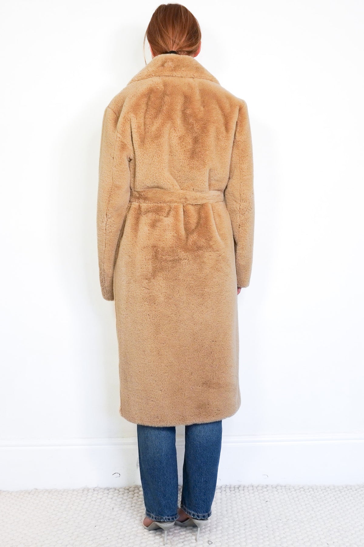 Sandro Beige Faux Fur Coat (RRP £1800) | FINAL SALE Authentic Preloved - Reloved Again