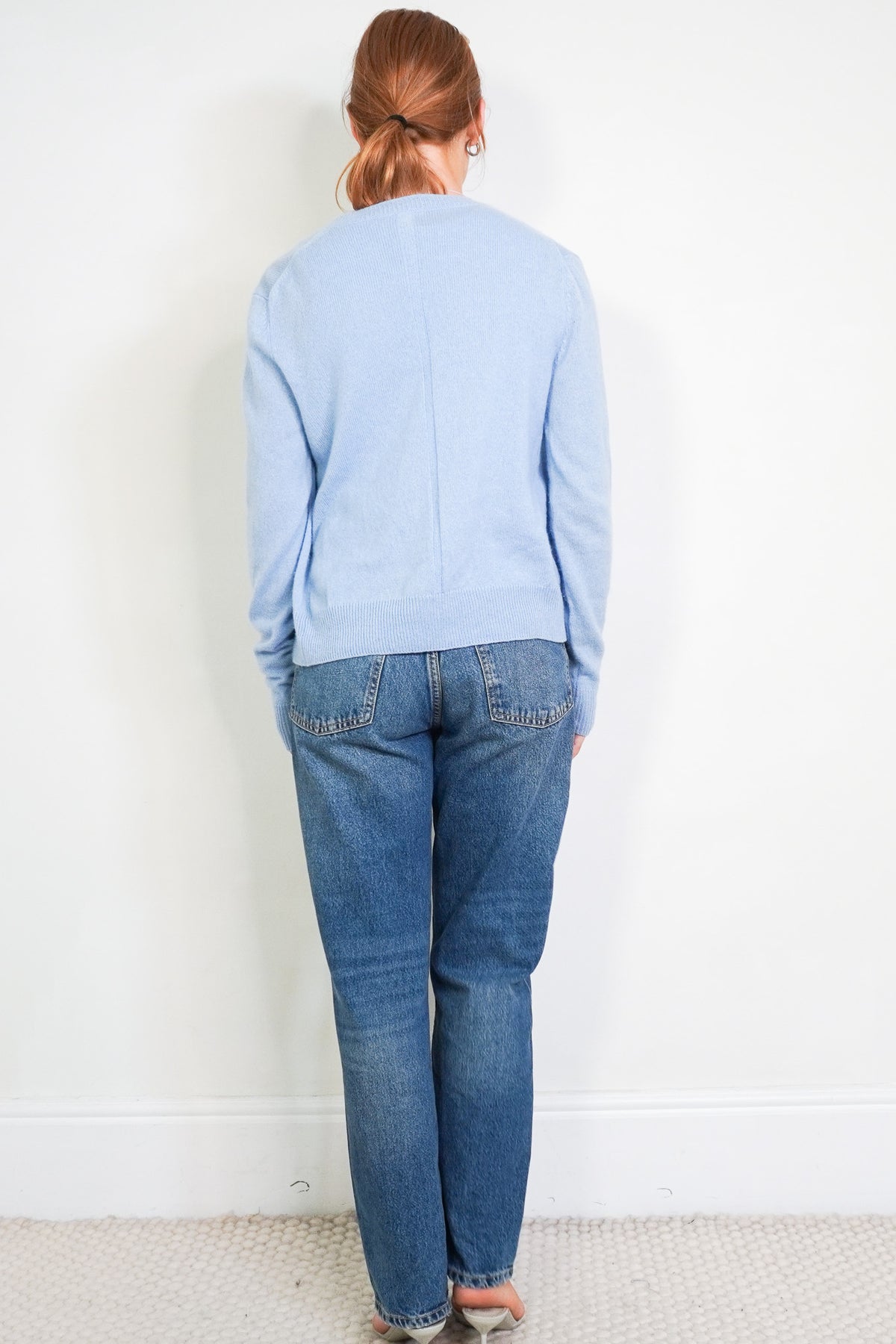 Back Image: The Row Blue Knit Vest 