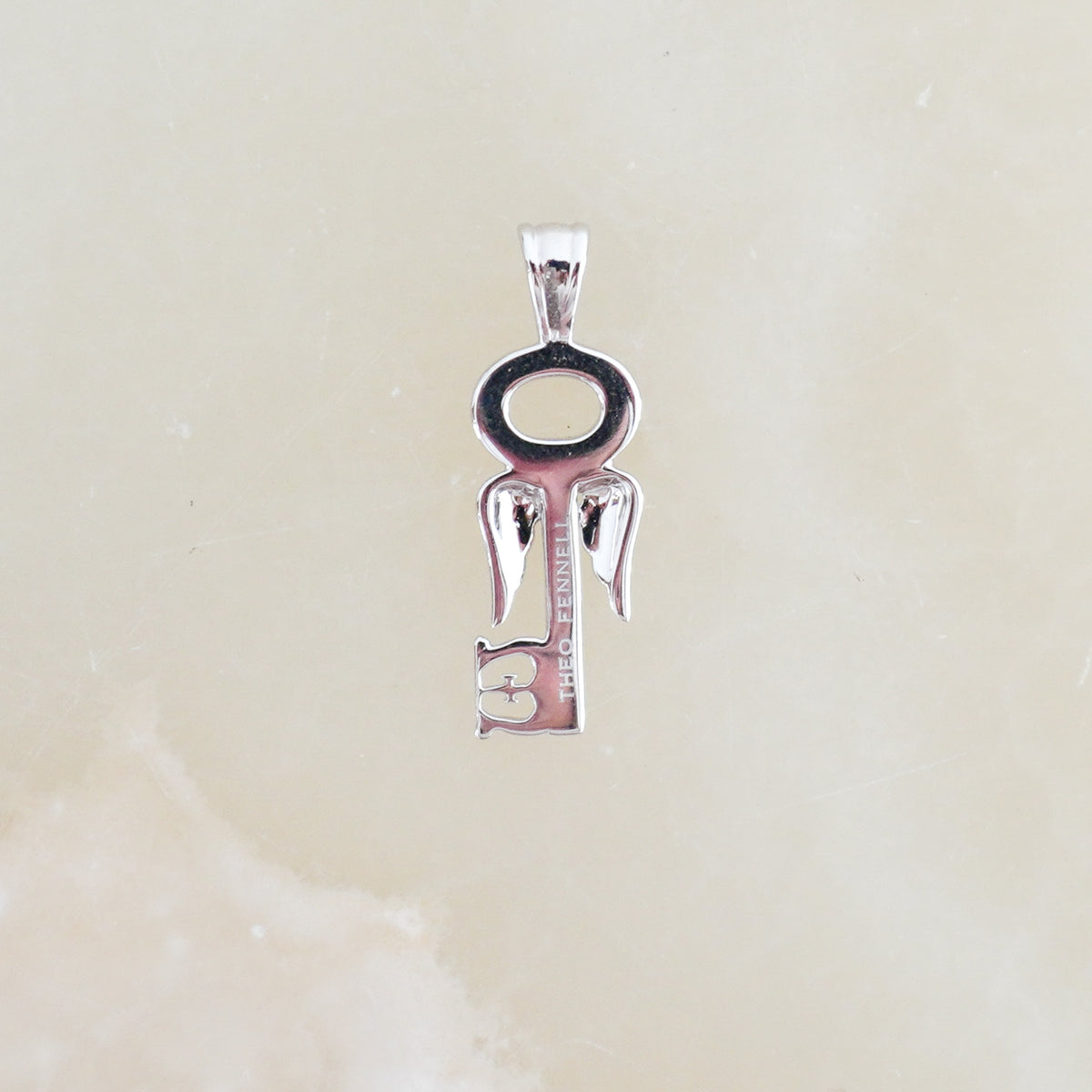 Back Image: Theo Fennell Diamond Key Charm