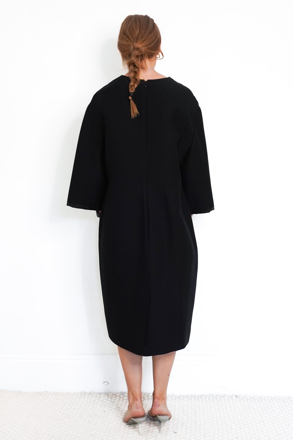 Back Image: Valentino Black Dress UK XL