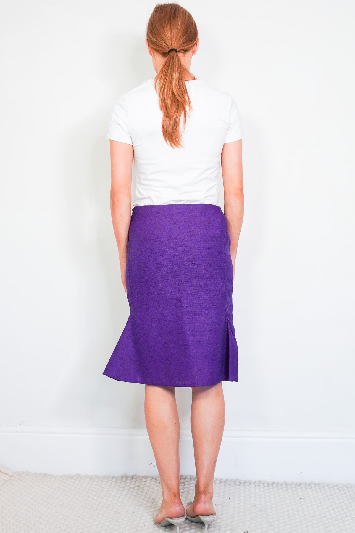 Yves Saint Laurent Purple Skirt (RRP £400) | FINAL SALE Authentic Preloved - Reloved Again