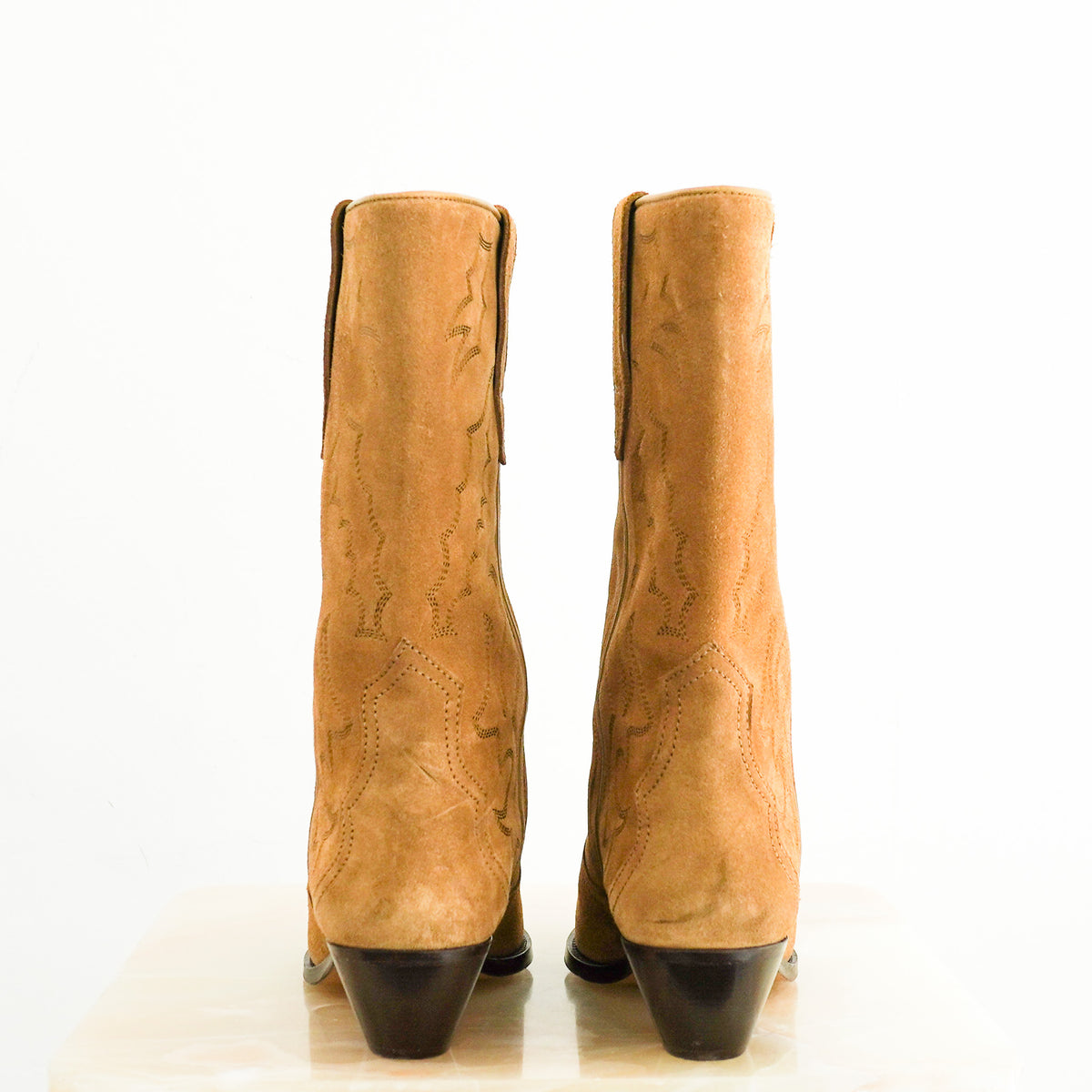 Back: Isabel Marant Duerto Suede Western Cowboy Boots 