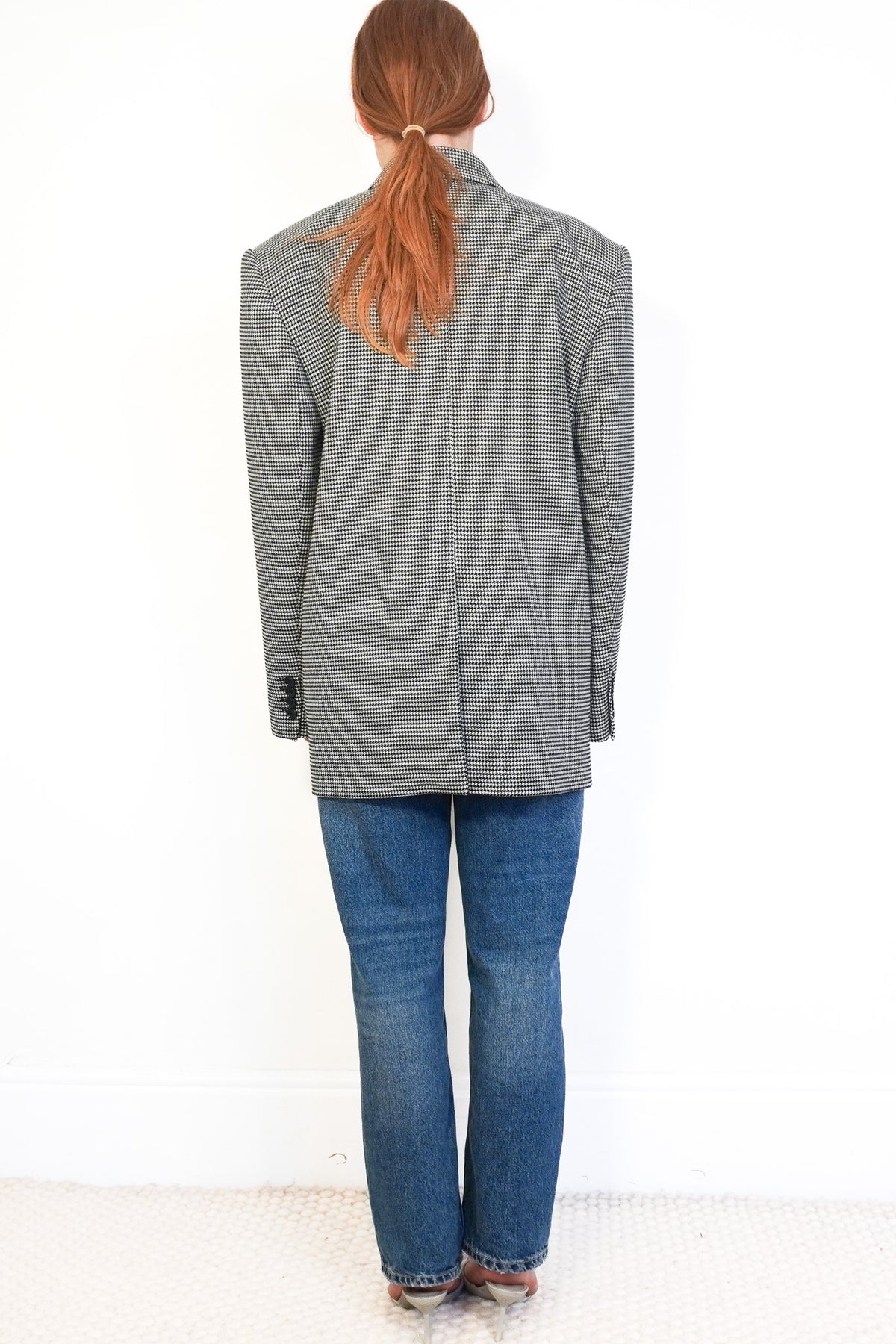 Back: Magda Butrym Houndstooth Blazer