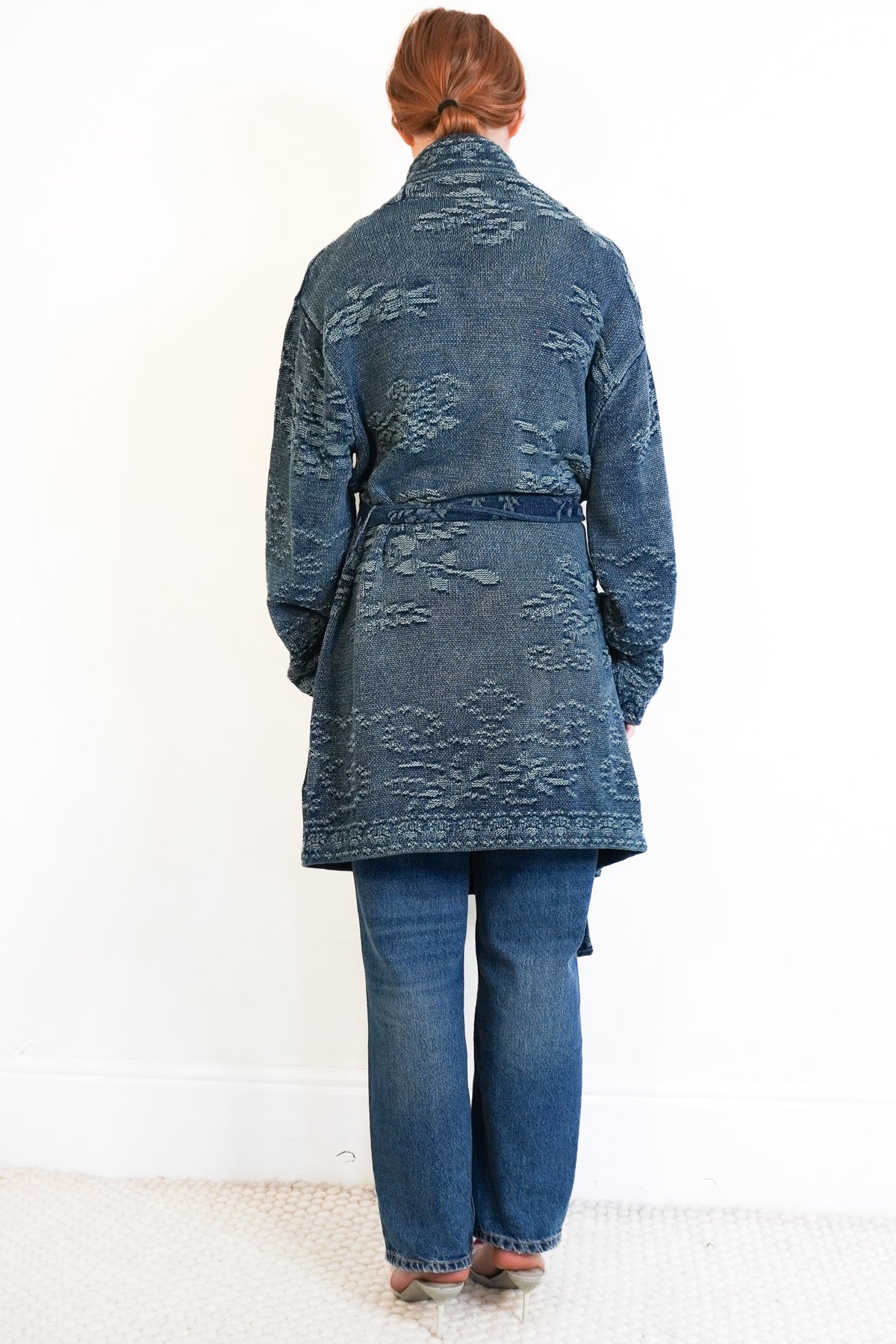 Back: Polo by Ralph Lauren Blue Knitted Cotton Cardigan