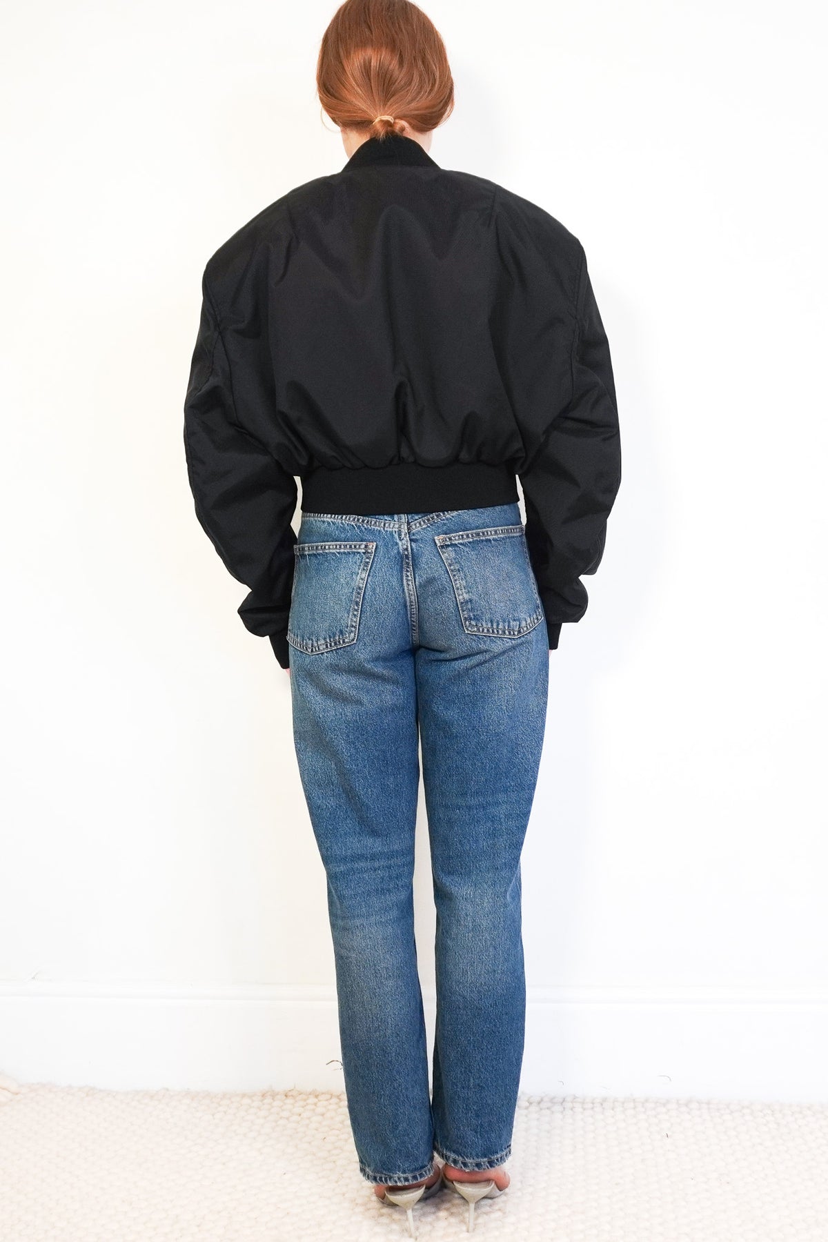Back: Wardrobe NYC Bomber Jacket 
