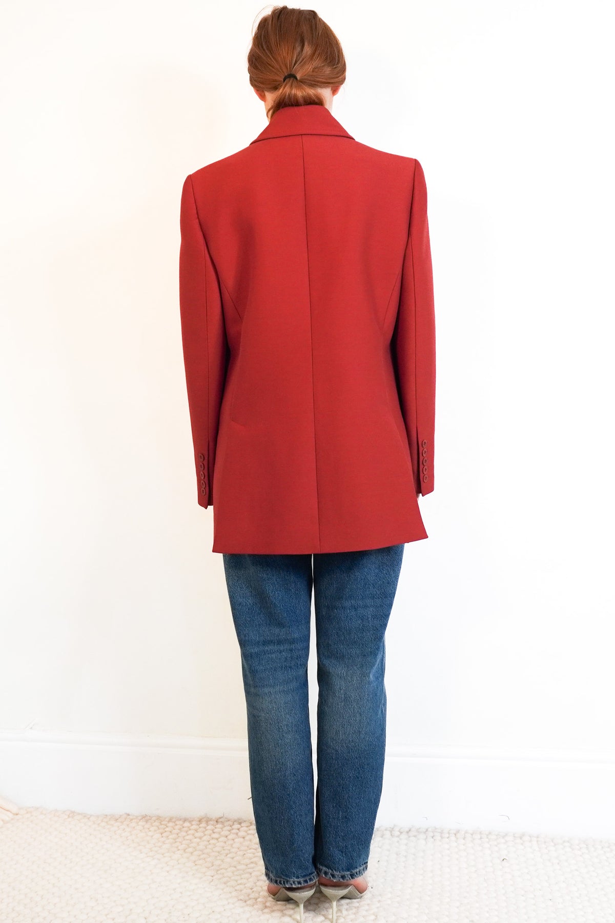 Back: Zimmermann Wool Orange Blazer