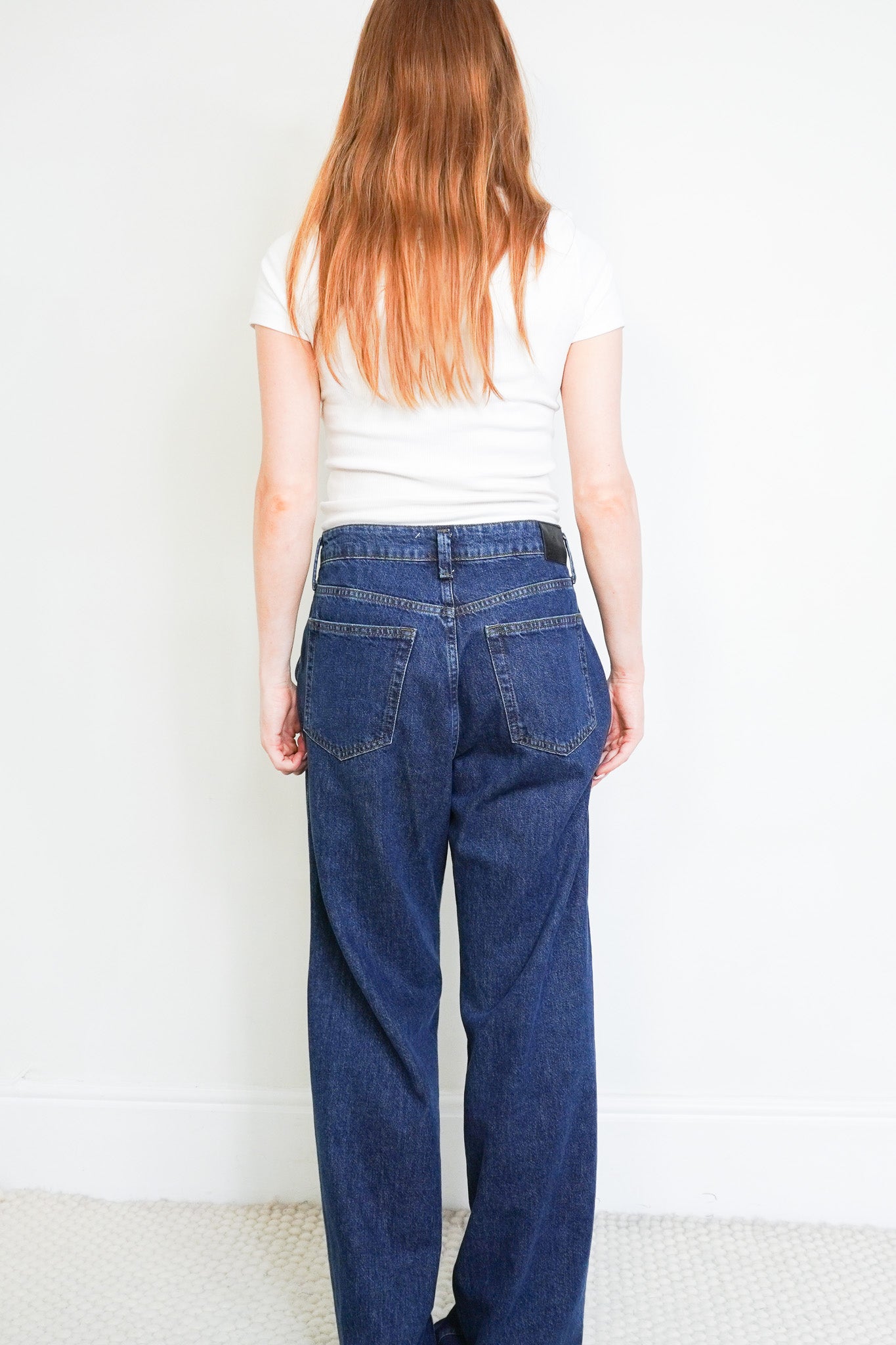 Back image of the Anine Bing Denim Jeans