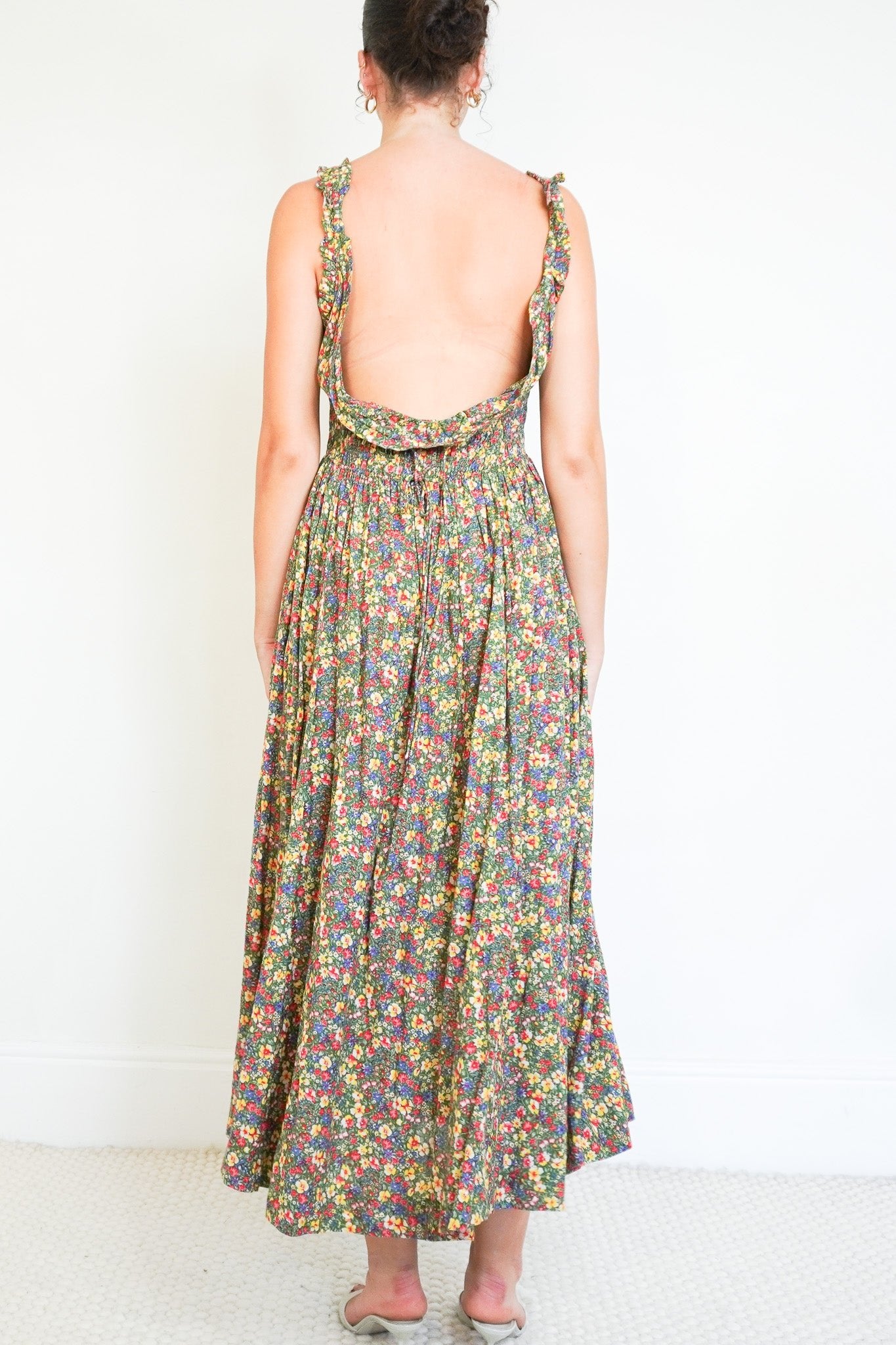Doen Floral Open Back Dress (RRP £380) | Authentic Preloved - Reloved Again