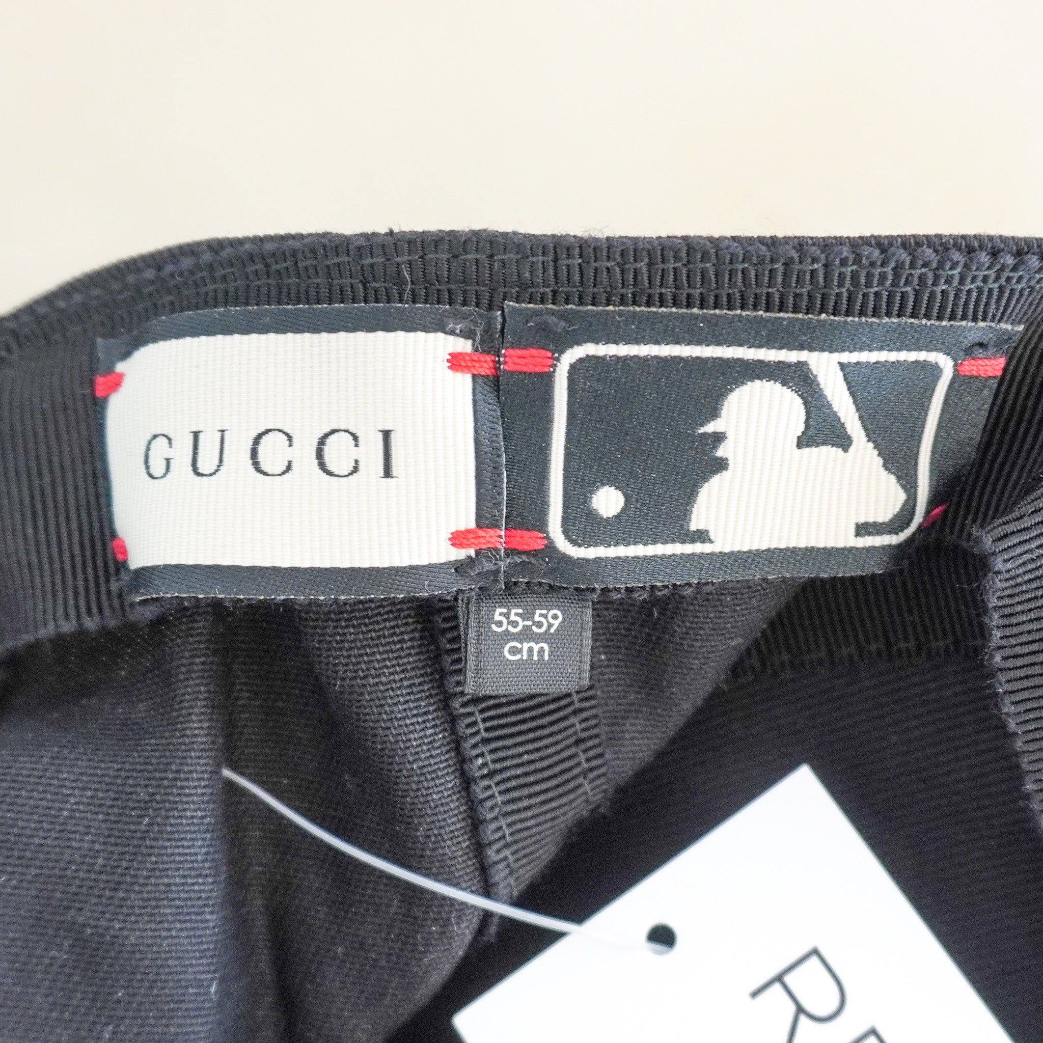 Back image of the Gucci X New York Yankees Baseball Hat