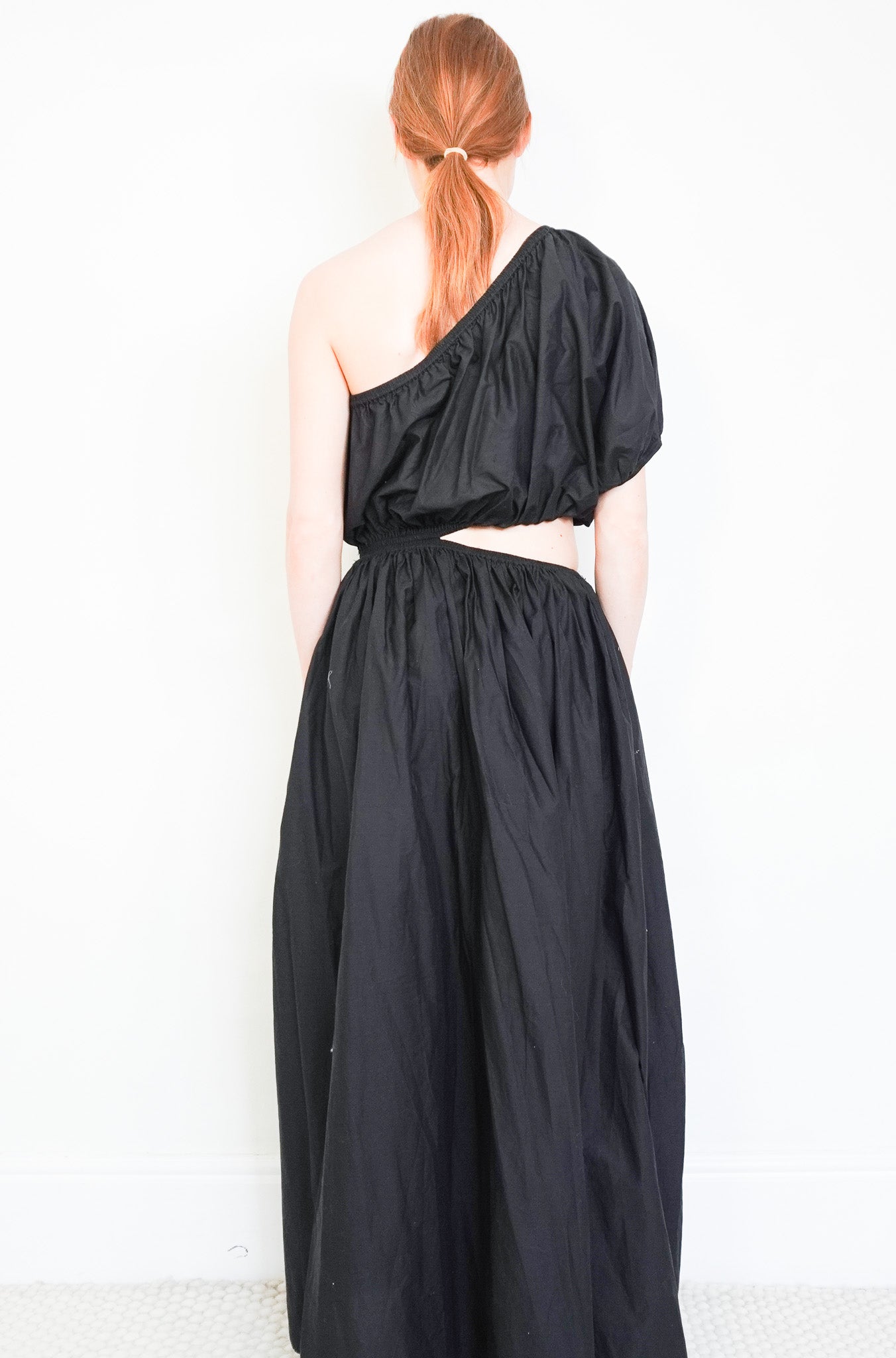 Matteau Black One-Shoulder Cut-Out Maxi Dress (RRP £455) | Authentic Preloved - Reloved Again