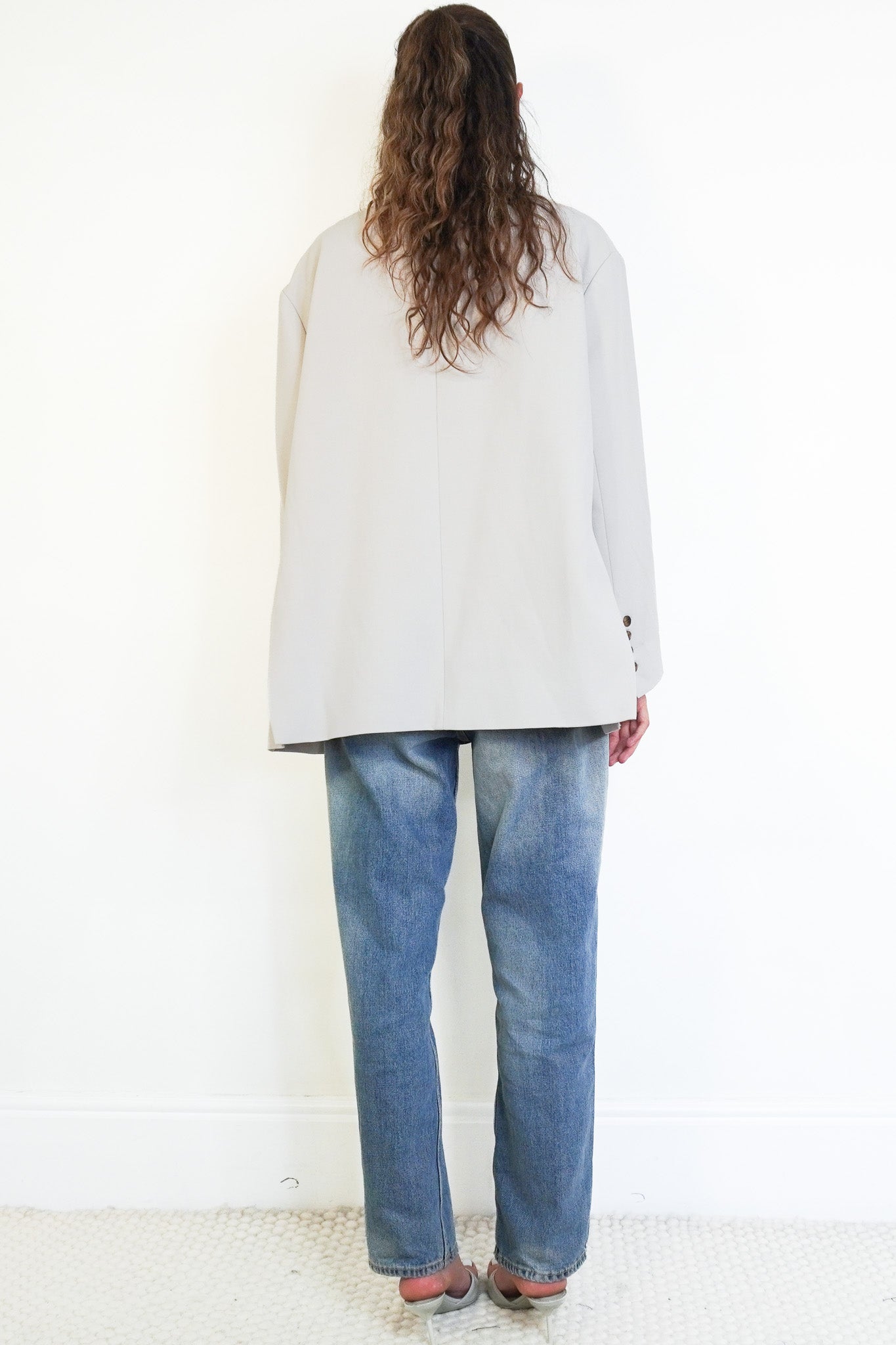 Back image of the The Frankie Shop Grey Blazer