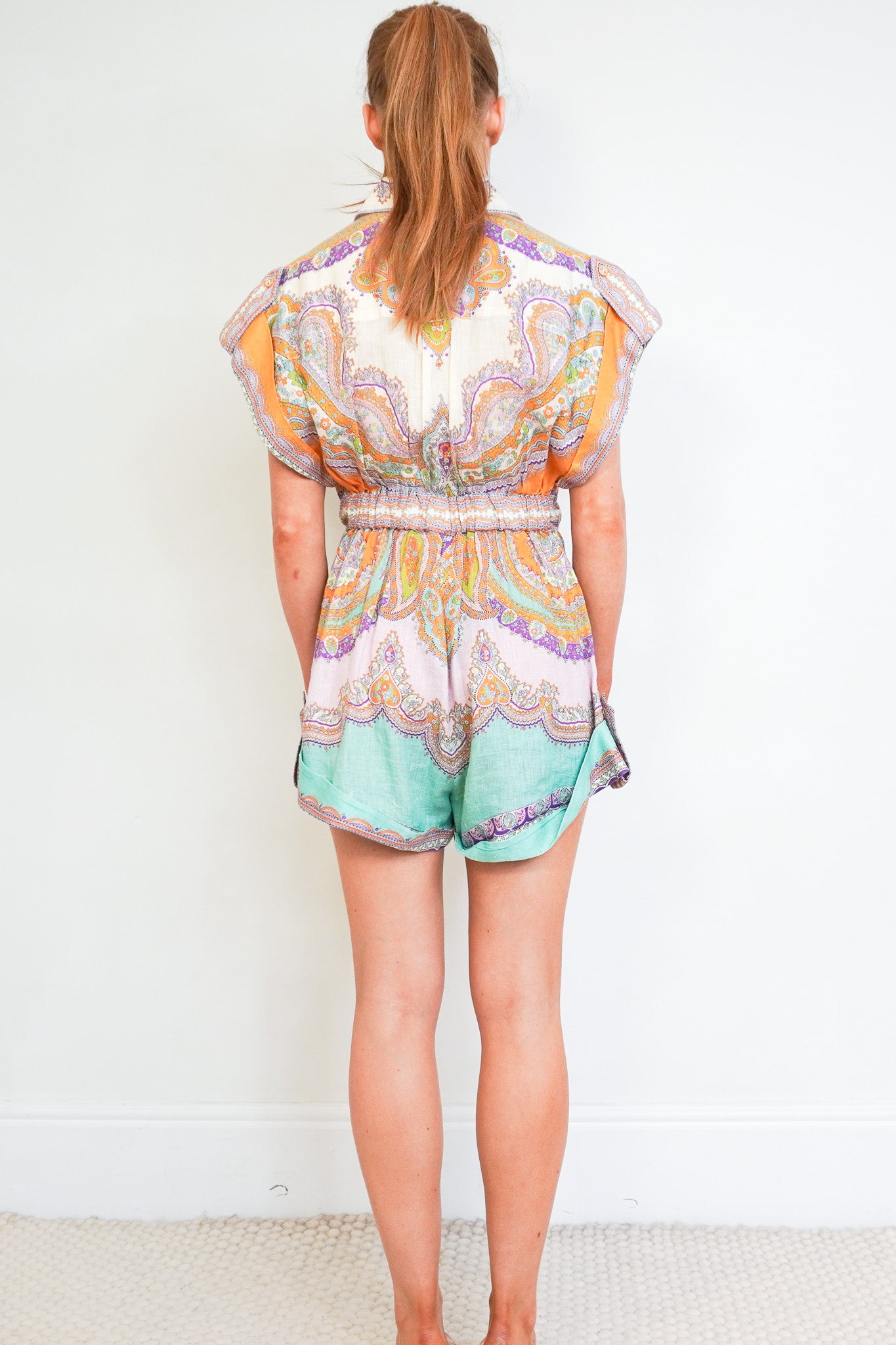 Zimmermann Multi Colour Playsuit (RRP £700) | Authentic Preloved - Reloved Again