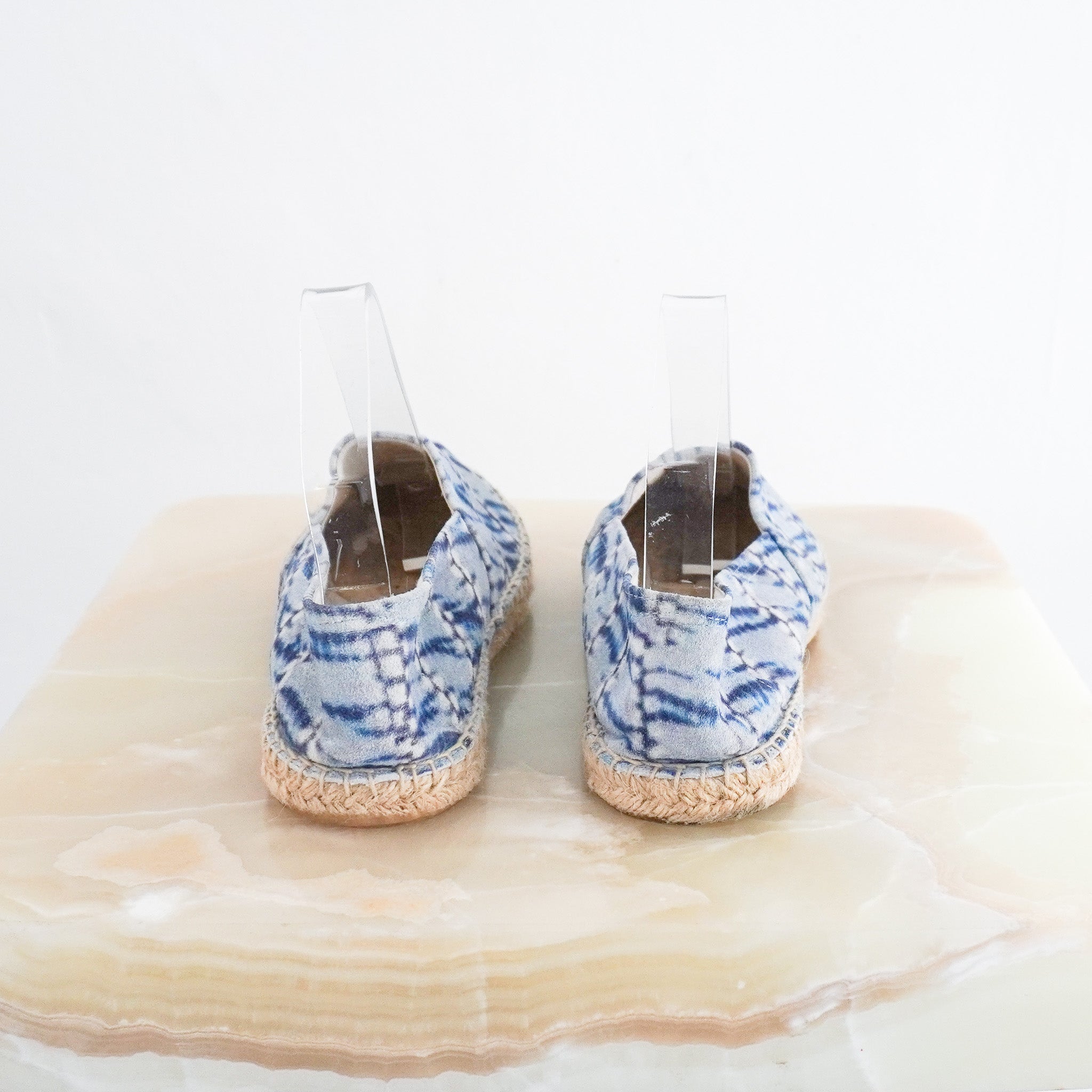 Back photo of the Isabel Marant Blue Tie-Dye Espadrilles 