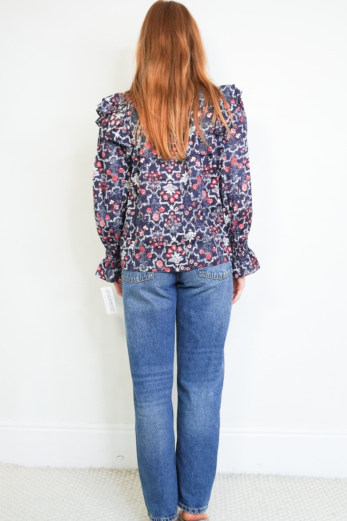 Back photo of the Isabel Marant Etoile Ruffle Blouse