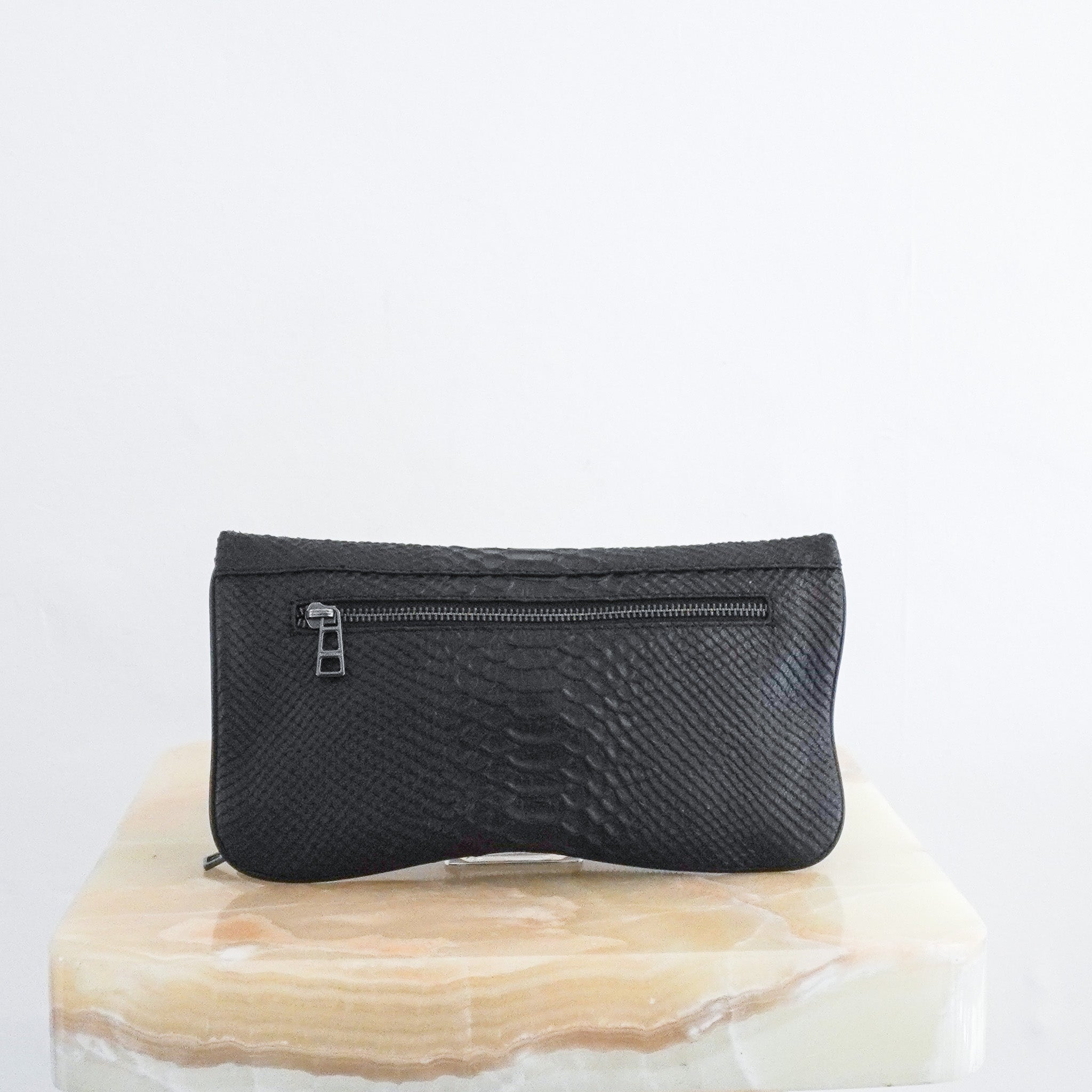 Back photo of the Zadig and Voltaire Python Rock Bag 