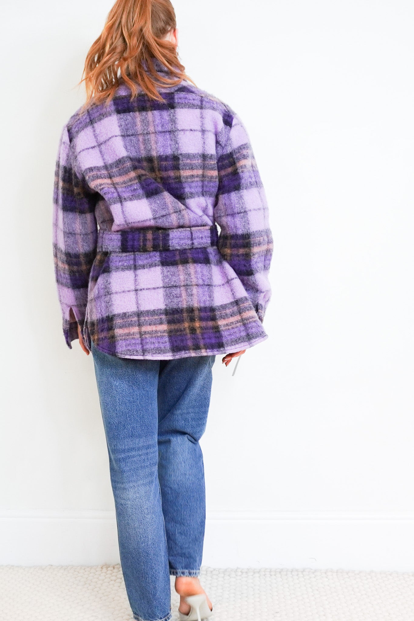 The Andamane Purple Check Shacket RRP £520 | Authentic Preloved