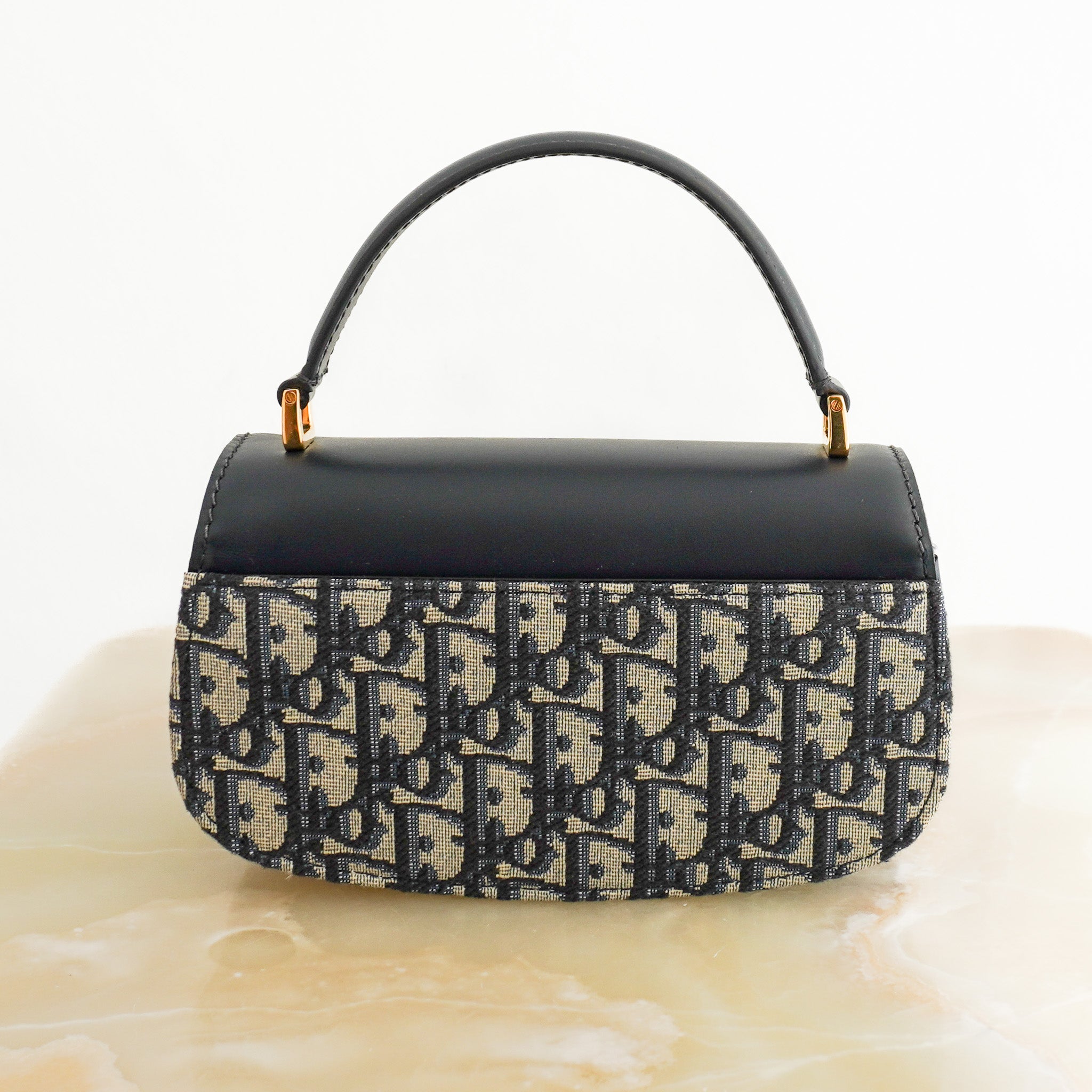 Back picture of the Dior Small 30 Montaigne Avenue Top Handle Bag 