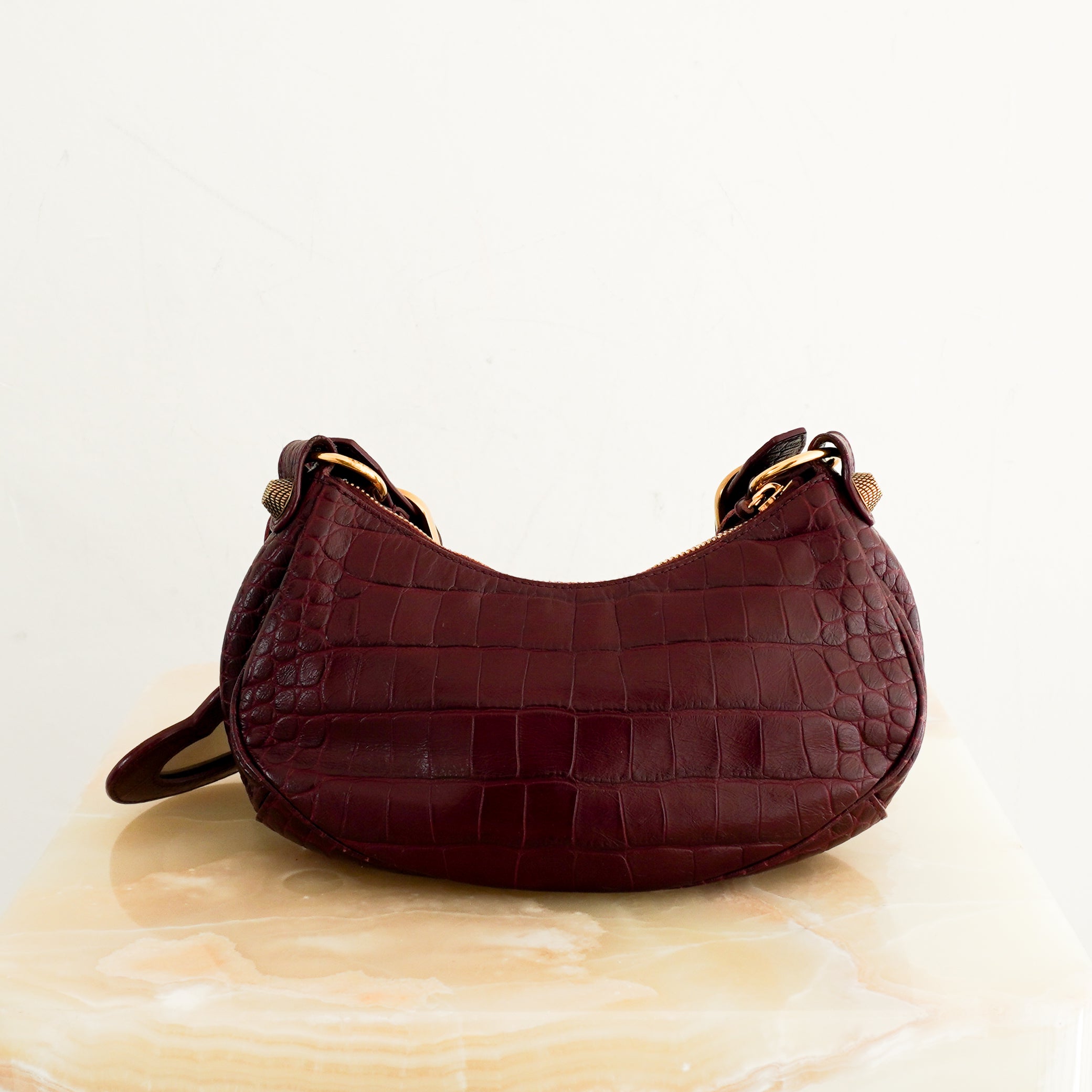 Balenciaga Burgundy XS Cargoyle Bag RRP £1890 | Authentic Preloved - Reloved Again