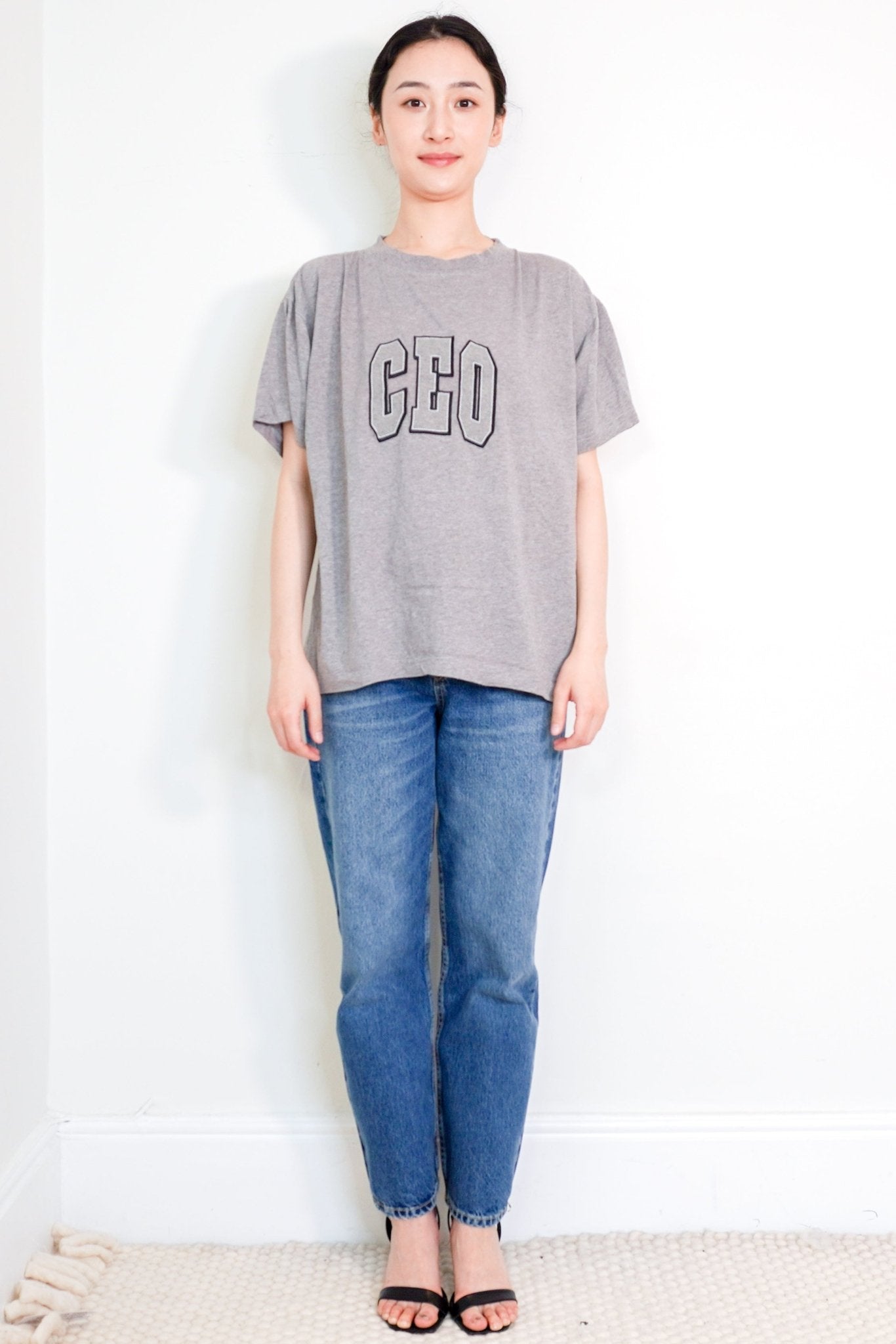 Balenciaga Grey CEO T-Shirt RRP £550 | Authentic Preloved - Reloved Again