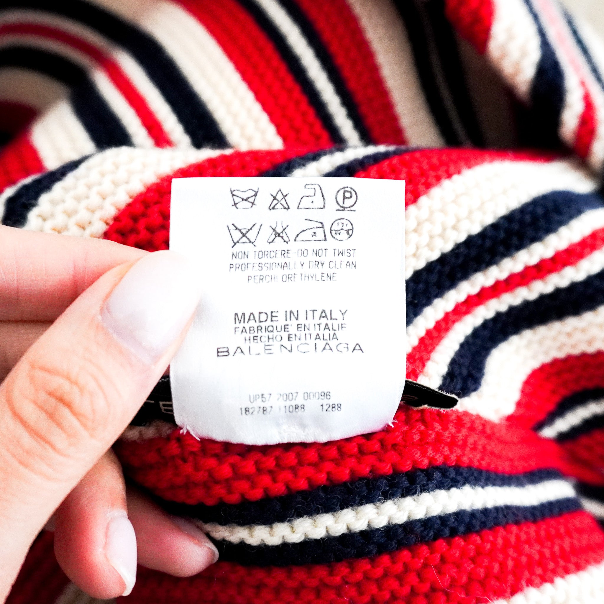 Balenciaga Red Colourway Neckwarmer RRP £495 | Authentic Preloved - Reloved Again