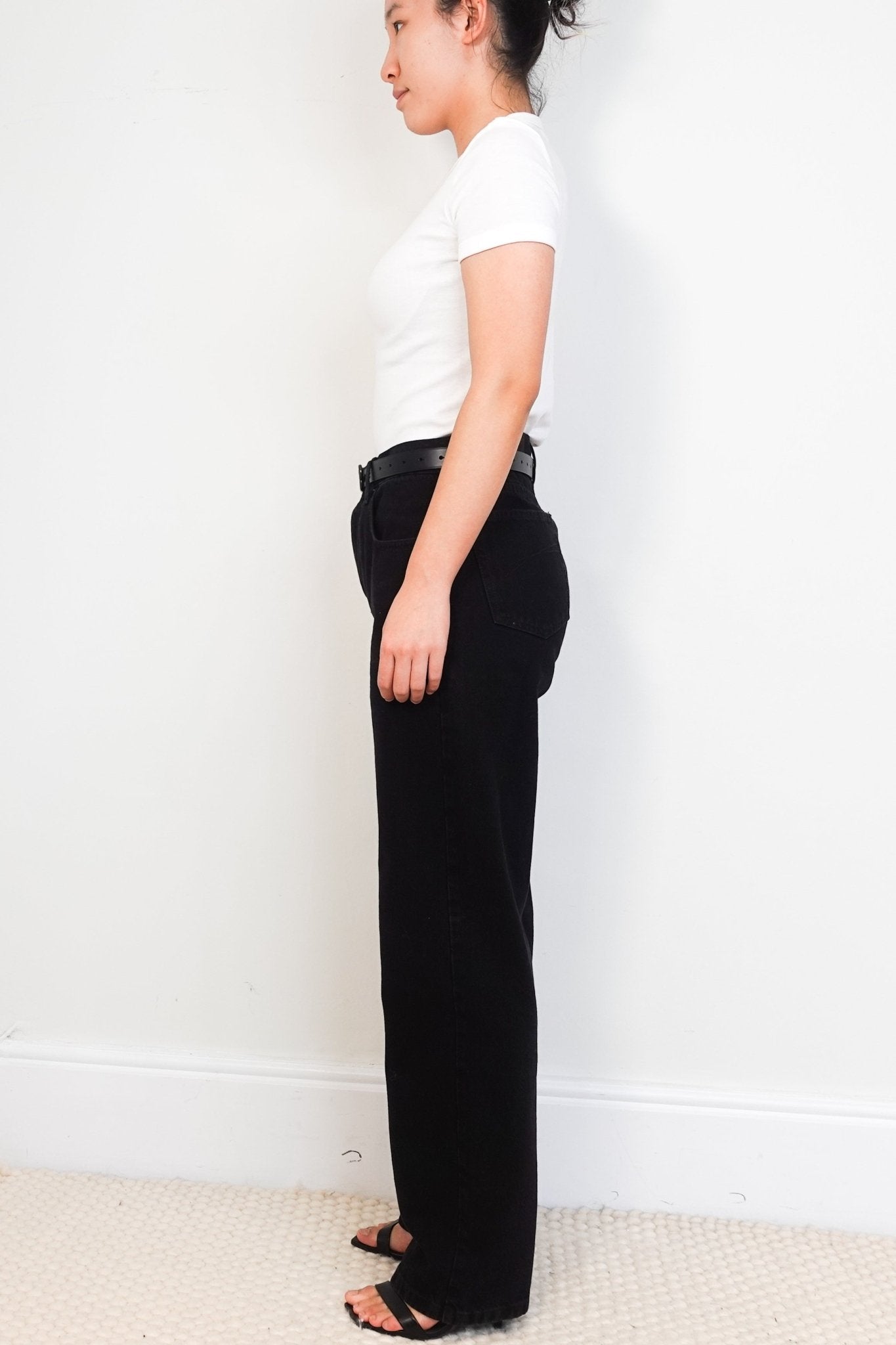 Balenciaga Unifit Black Jeans with Belt RRP £900 | Authentic Preloved - Reloved Again
