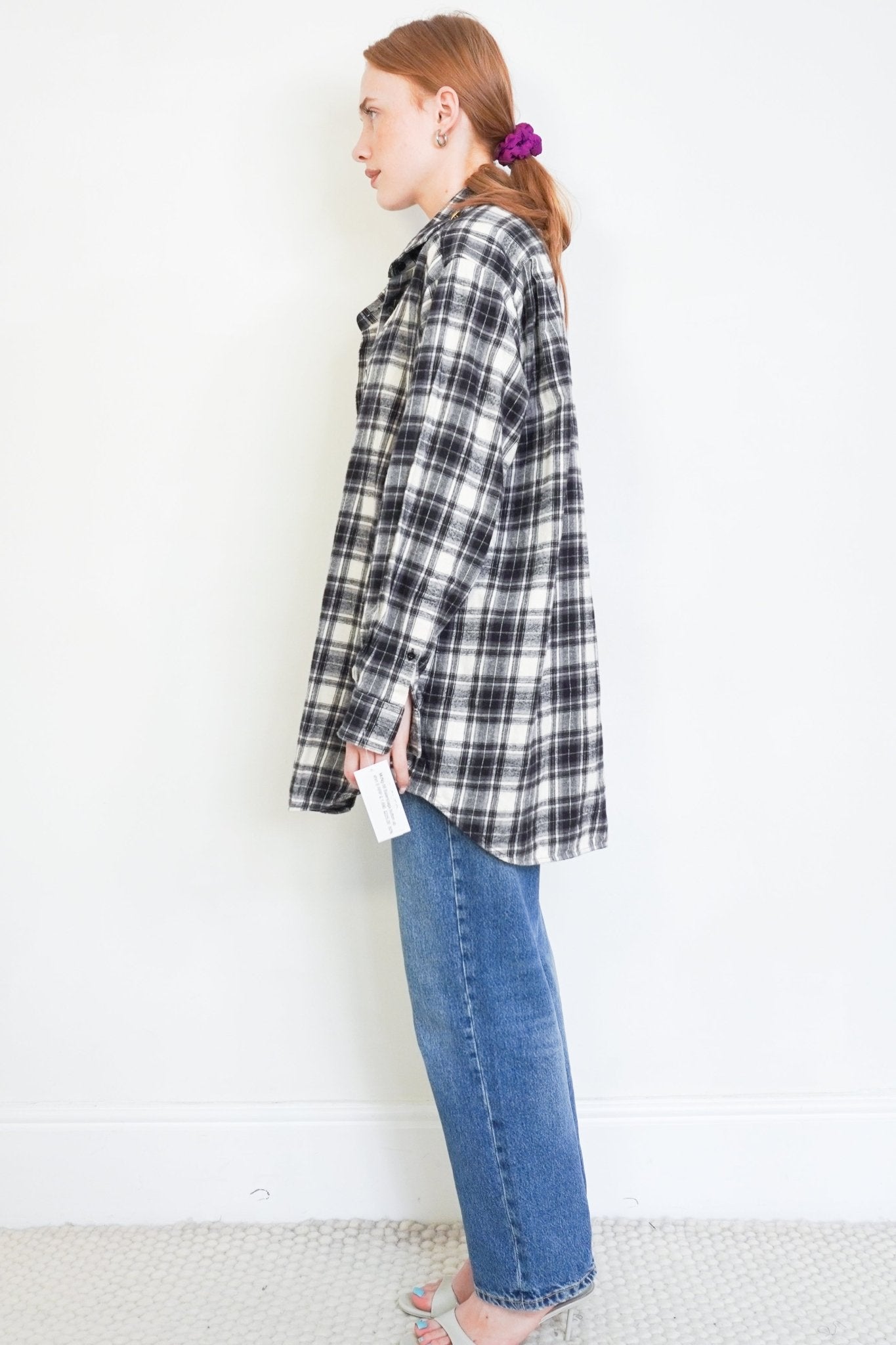 Balenciaga 2018 Asymmetrical Check Shirt (RRP £1690) | Authentic Preloved - Reloved Again