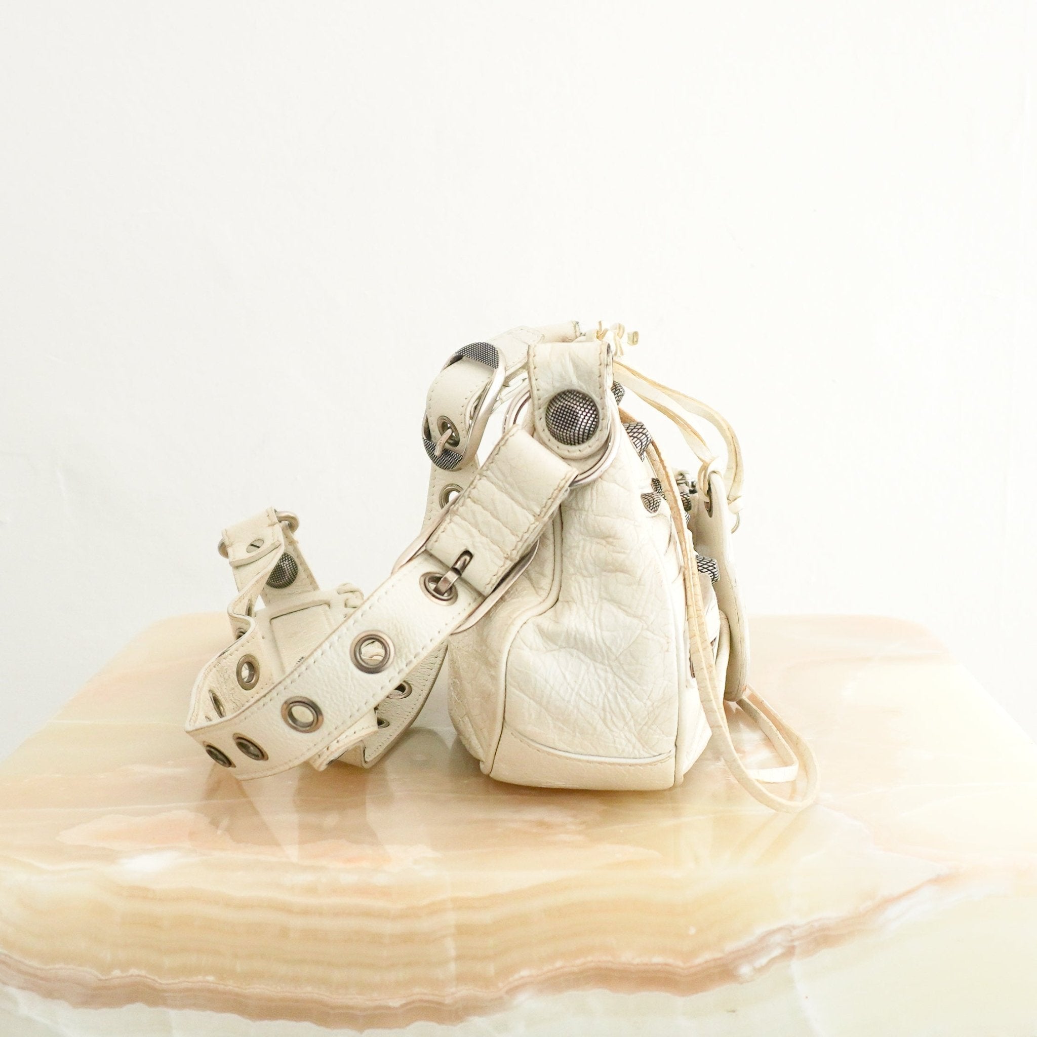 Balenciaga Le Cagole XS Bag in White (RRP £1890) | Authentic Preloved - Reloved Again