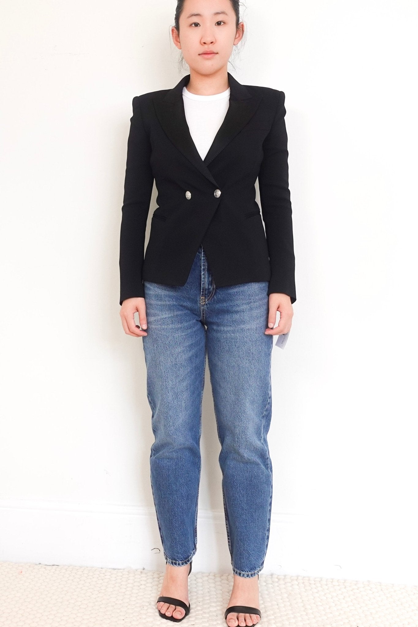 Balmain Black Blazer – Iconic Designer Tailoring preloved RRP £1,125 | Authentic and Preloved - Reloved Again