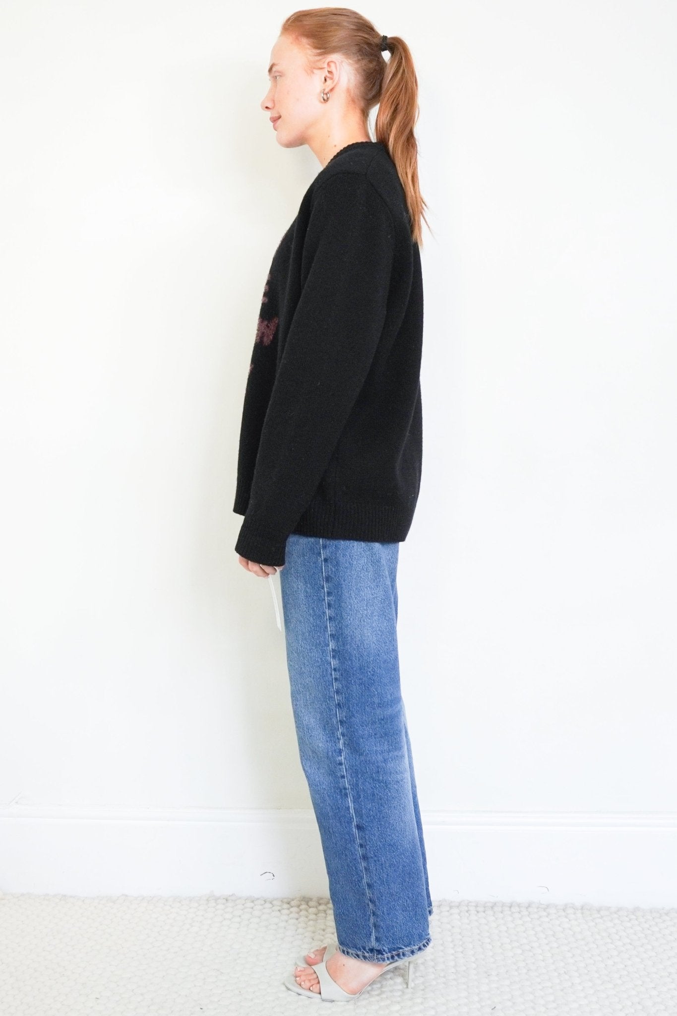 Bella Freud Black Fairytale of New York Jumper RRP £395 | Authentic Preloved - Reloved Again