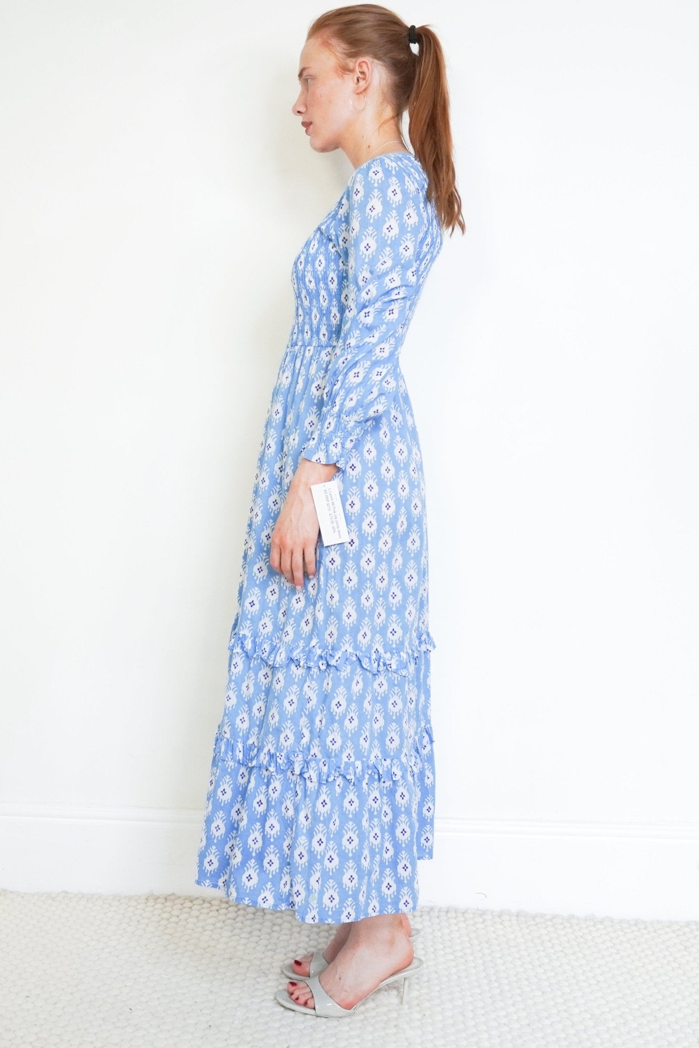 Blue Pink City Prints Dress (RRP £215) | Authentic Preloved - Reloved Again