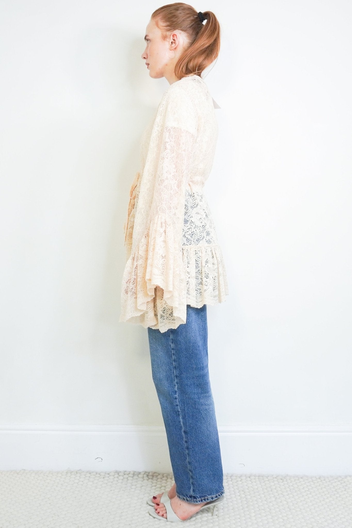 Bohemian Bond Ibiza Beige Lace Top (RRP £295) | Authentic Preloved - Reloved Again