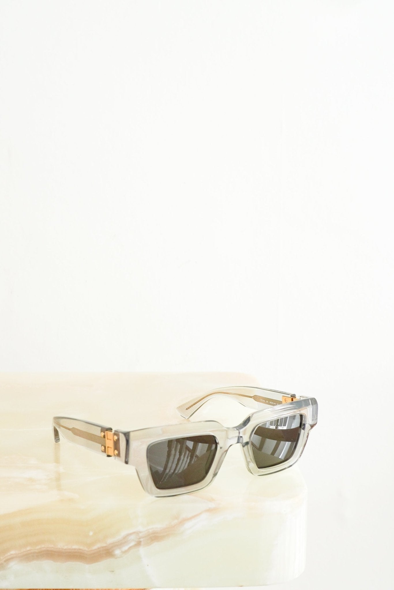 Bottega Veneta Crystal Grey Sunglasses (RRP £470) | Authentic Preloved FINAL SALE - Reloved Again
