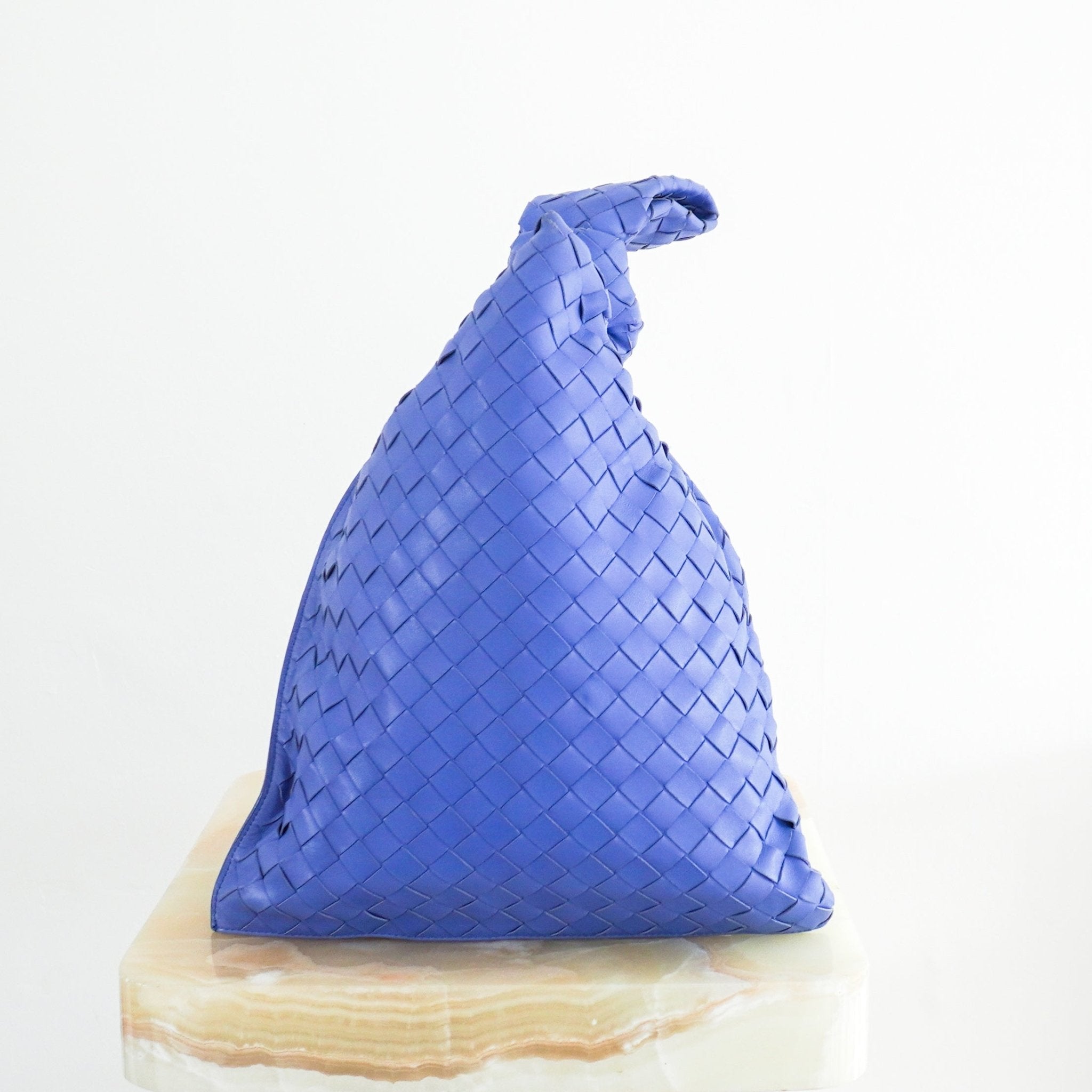 Bottega Veneta Indigo Intrecciato Twist Clutch RRP £2900 | Authentic Preloved - Reloved Again