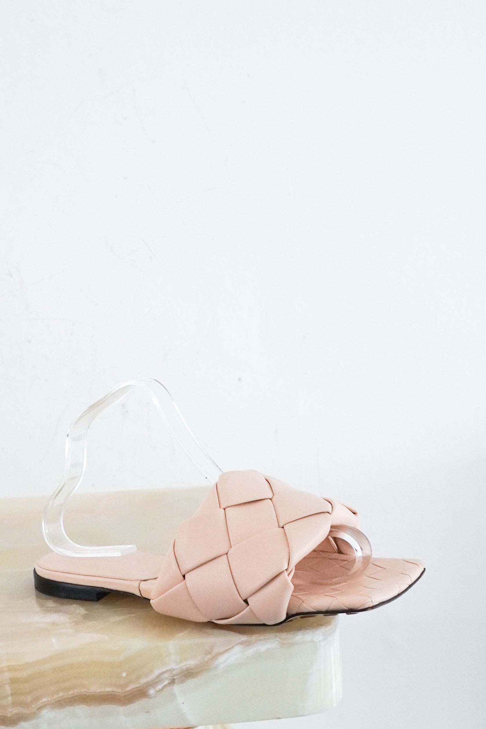 Bottega-Veneta-Lido-Nude-Flats-front-picture-Chelsea-London