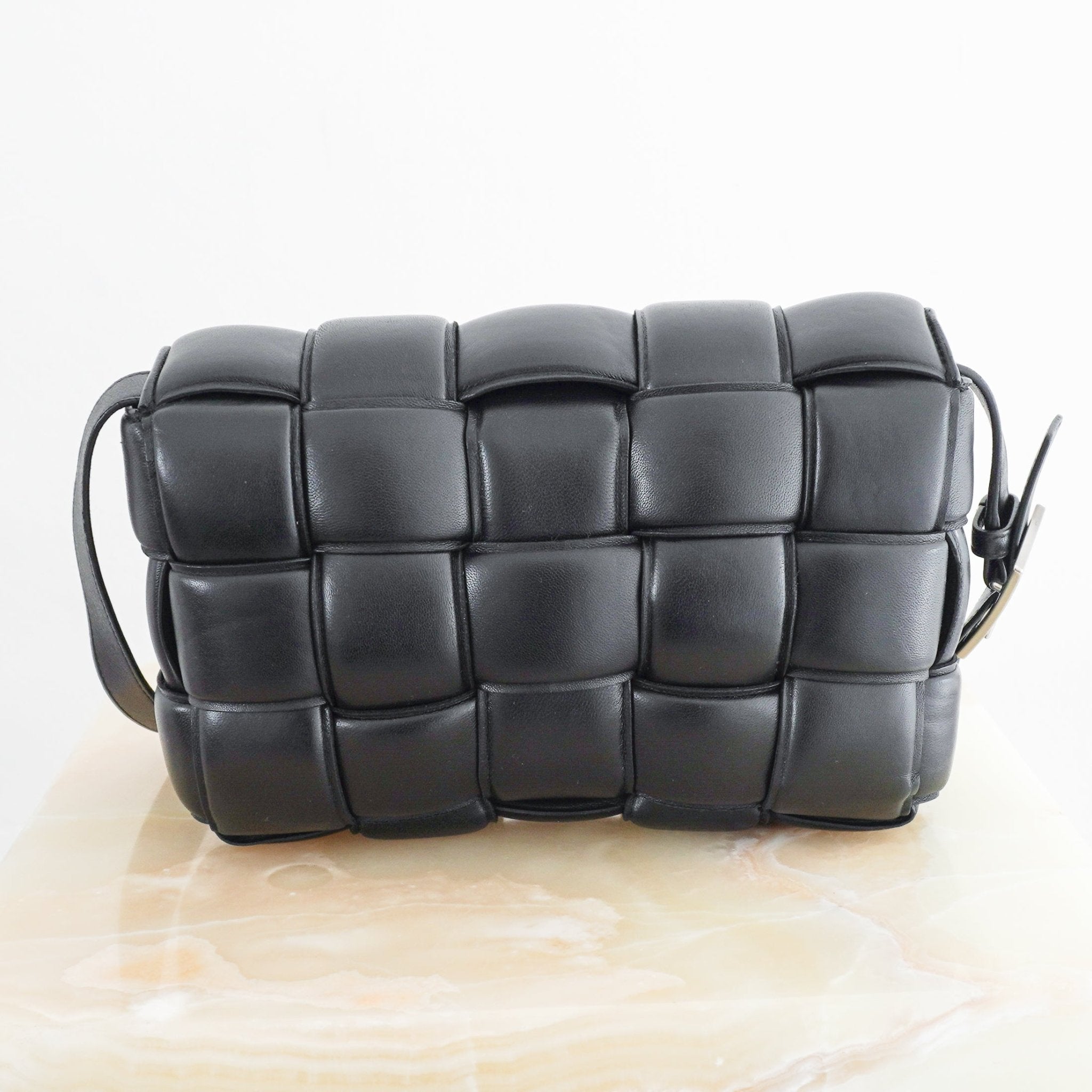 Bottega Veneta Padded Cassette Bag in Nero (RRP £3230) | Authentic Pre