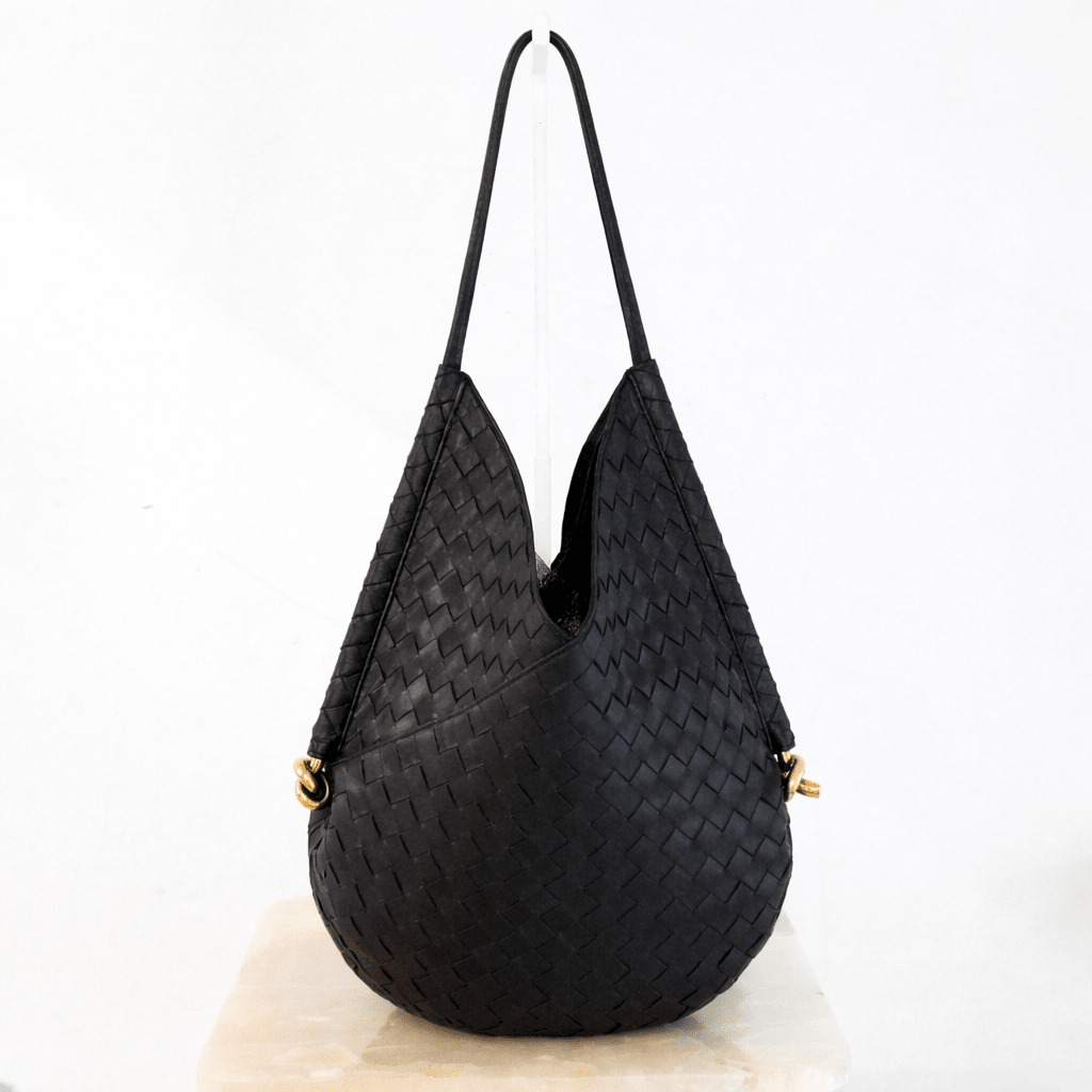 Bottega Veneta Solstice Intrecciato Bag in Black RRP £3100 | Authentic Preloved - Reloved Again