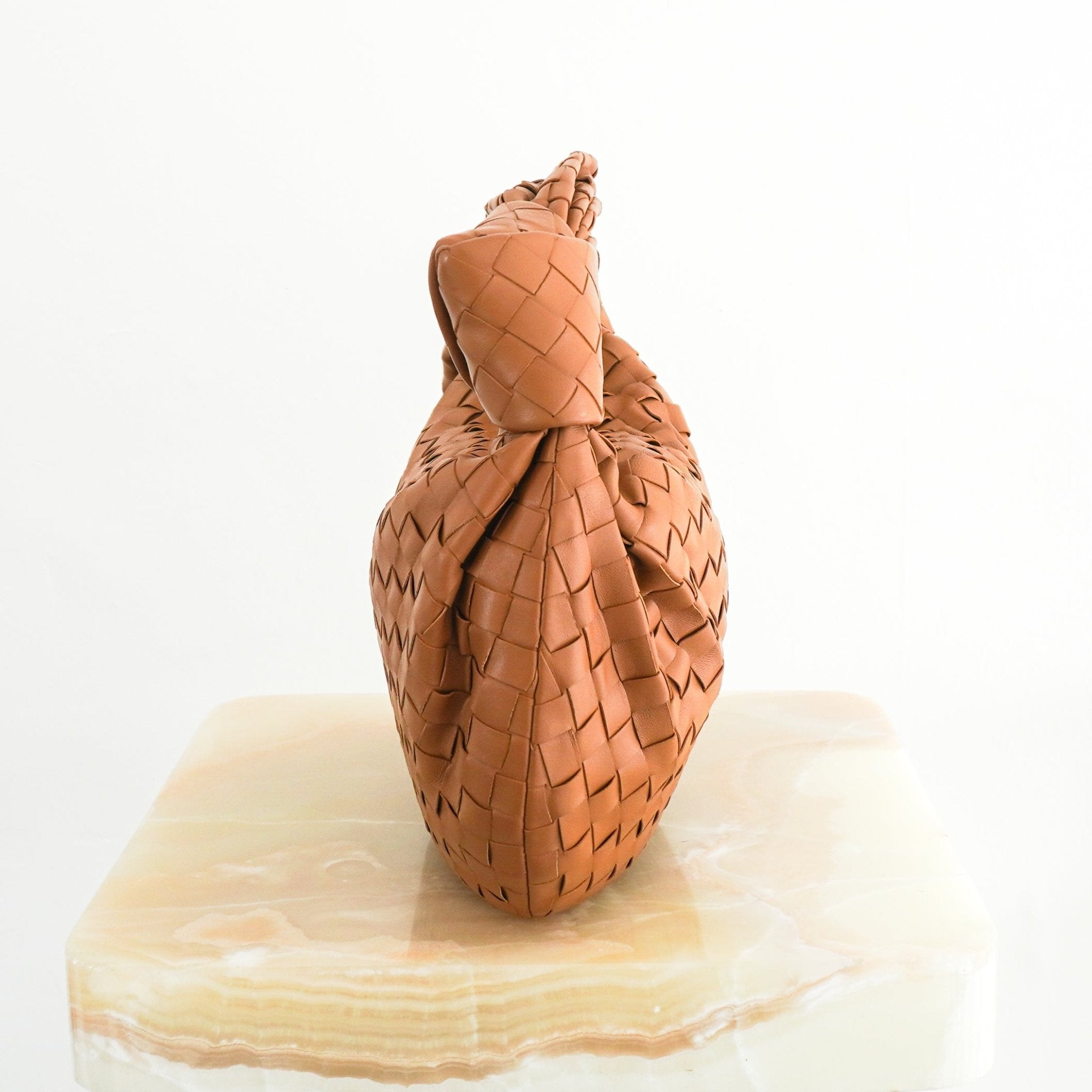 Bottega Veneta Teen Jodie Bag in Camel RRP £2840 | Authentic Preloved - Reloved Again