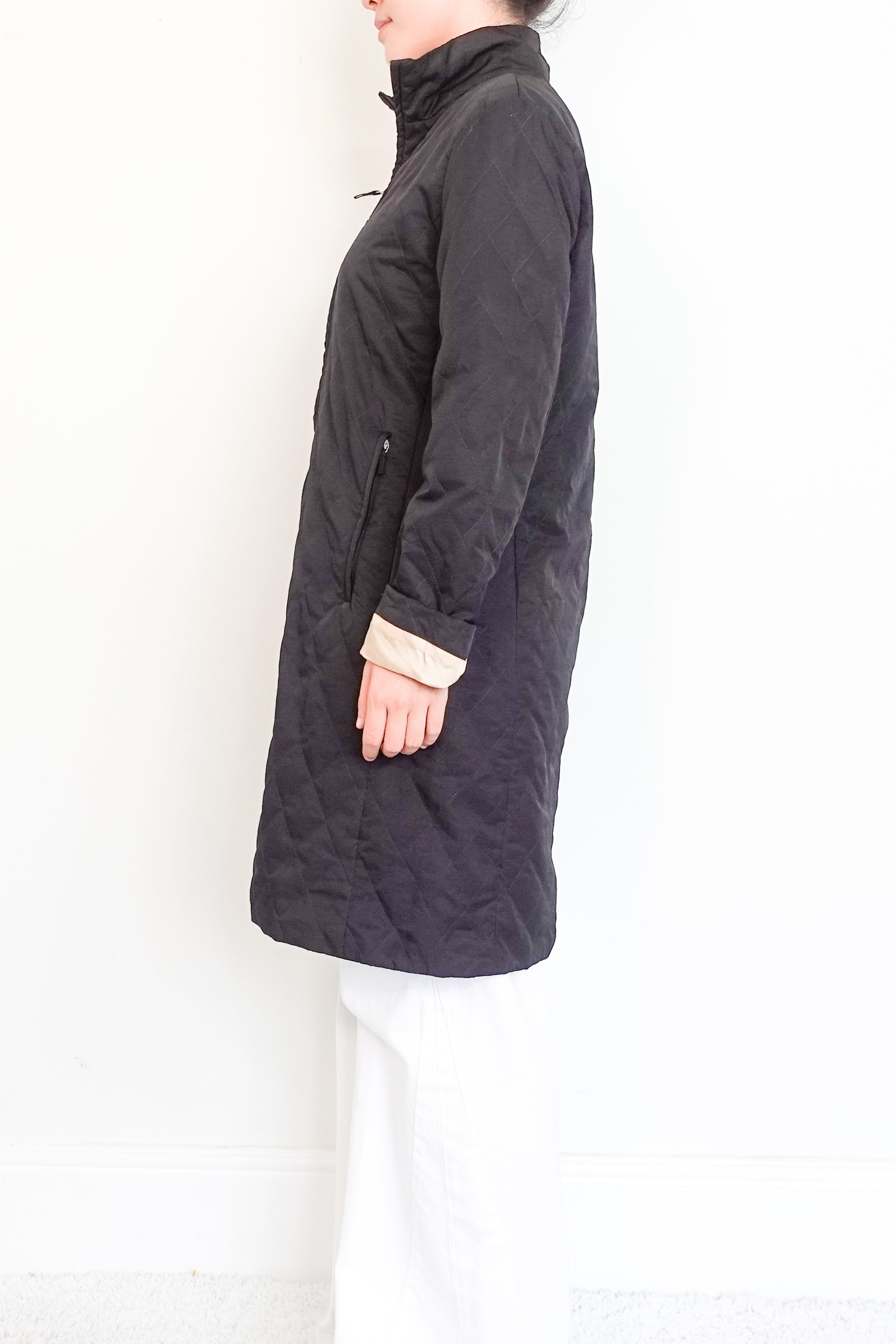Burberry-Black-Trench-Coat-with-Nova-Check-Print-Inside-side-picture