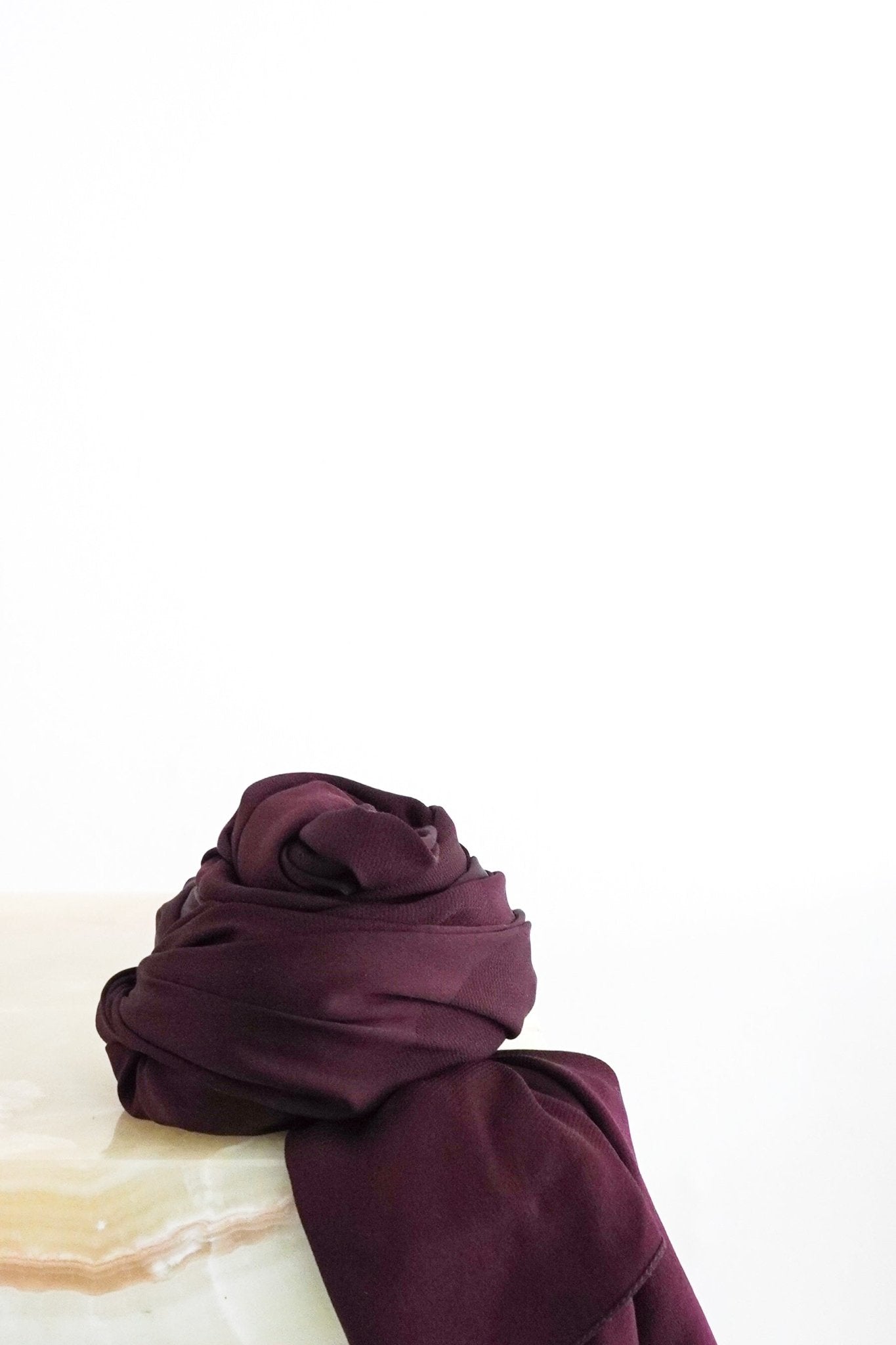 Burberry Burgundy Check Silk Scarf RRP £445 | Authentic Preloved FINAL SALE - Reloved Again